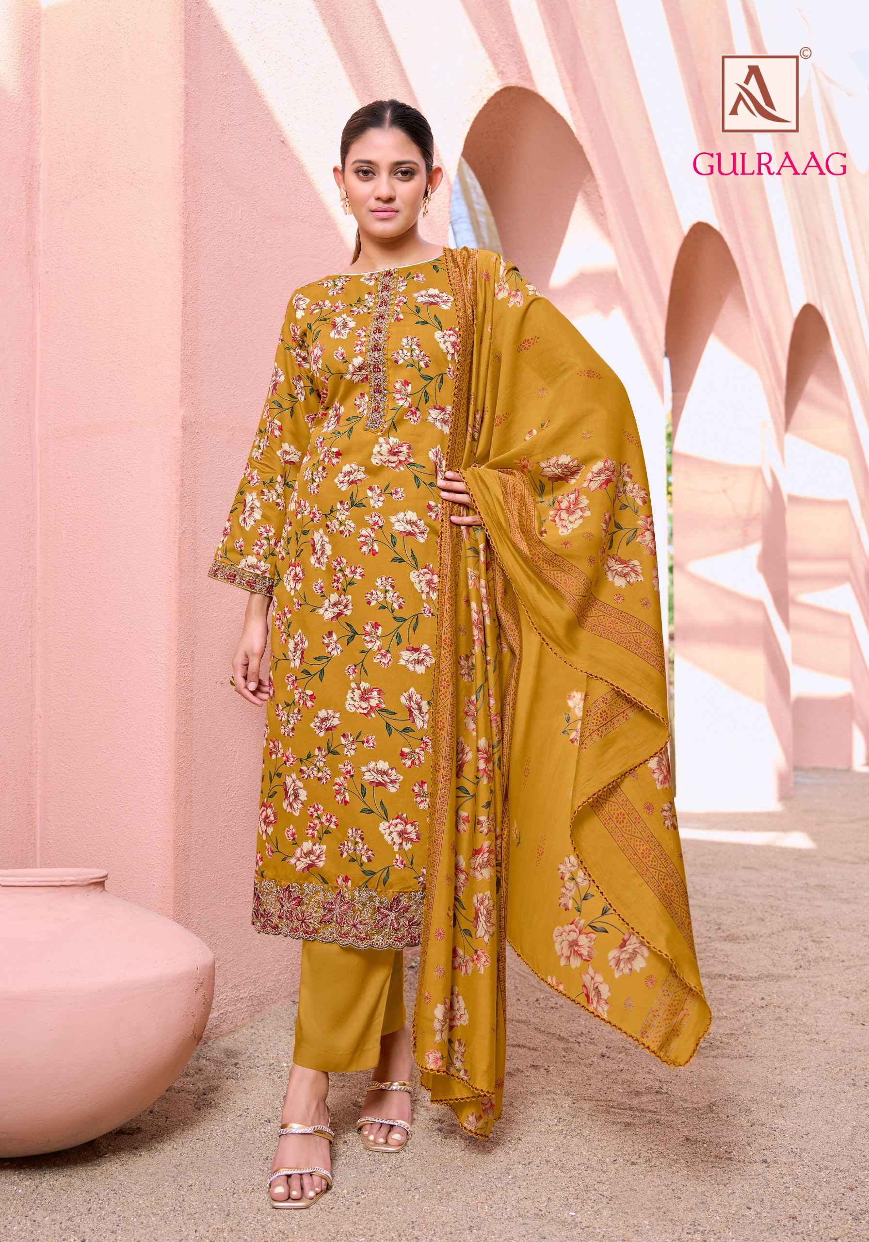 Alok Suit Gulraag Wholesale market surat ( 6 Pcs Catalogue )