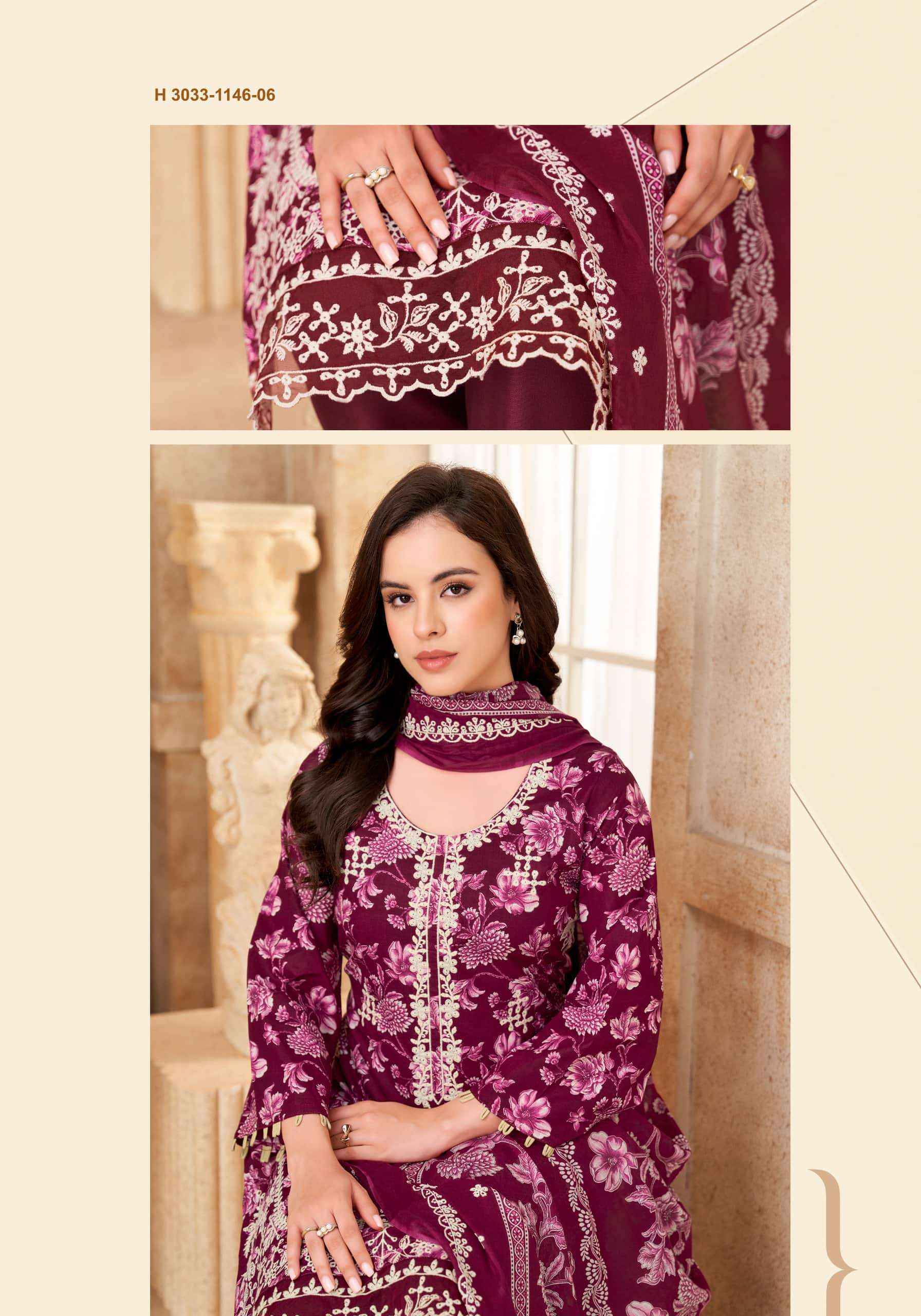Alok Suit Libas E Noor Wholesale Bulk Price Surat ( 6 Pcs Catalogue )
