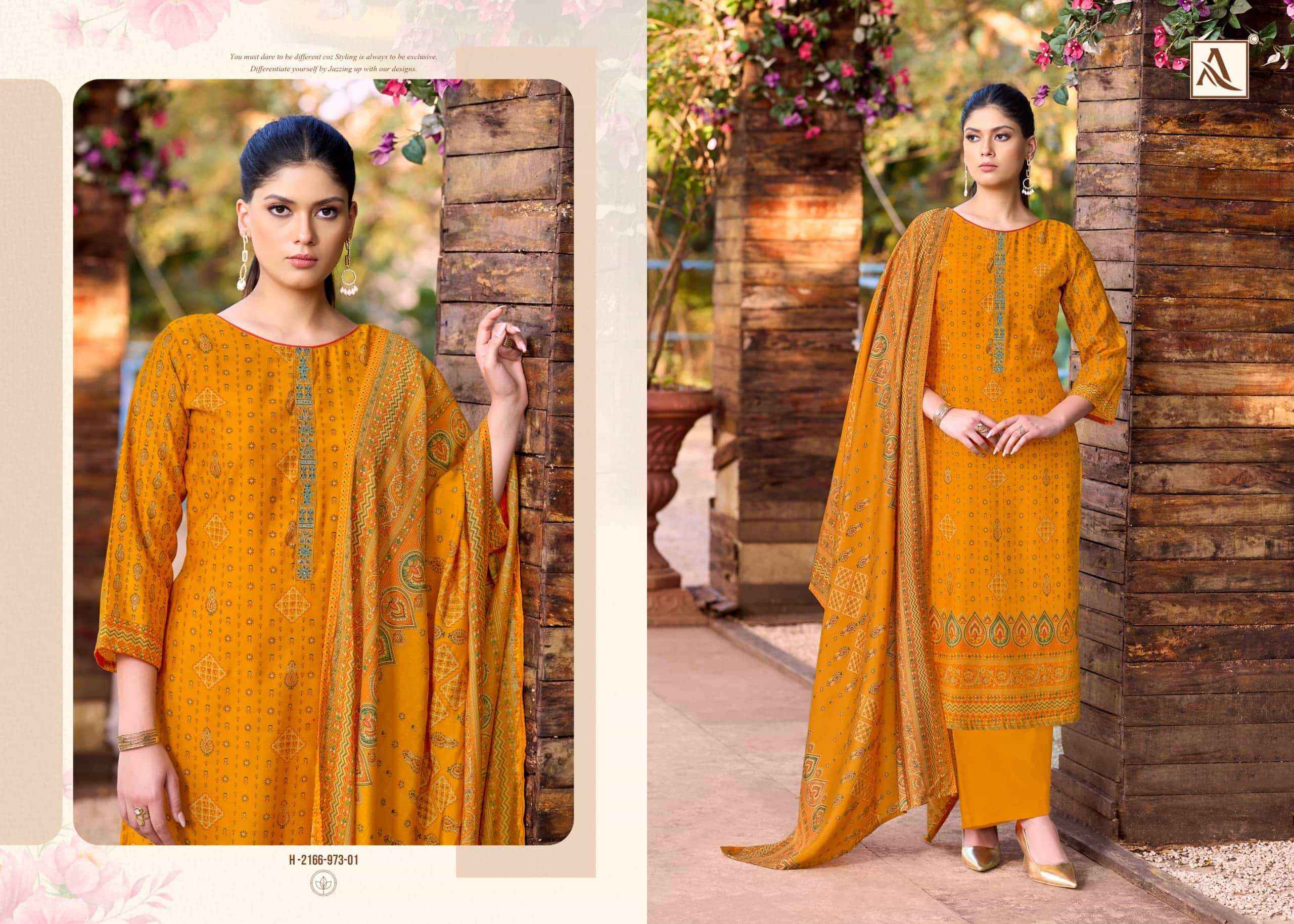 Alok Suit Mastani Premium Design Dress Material _  Wholesale Texteli Market Rate ( 6 Pcs Catalog )