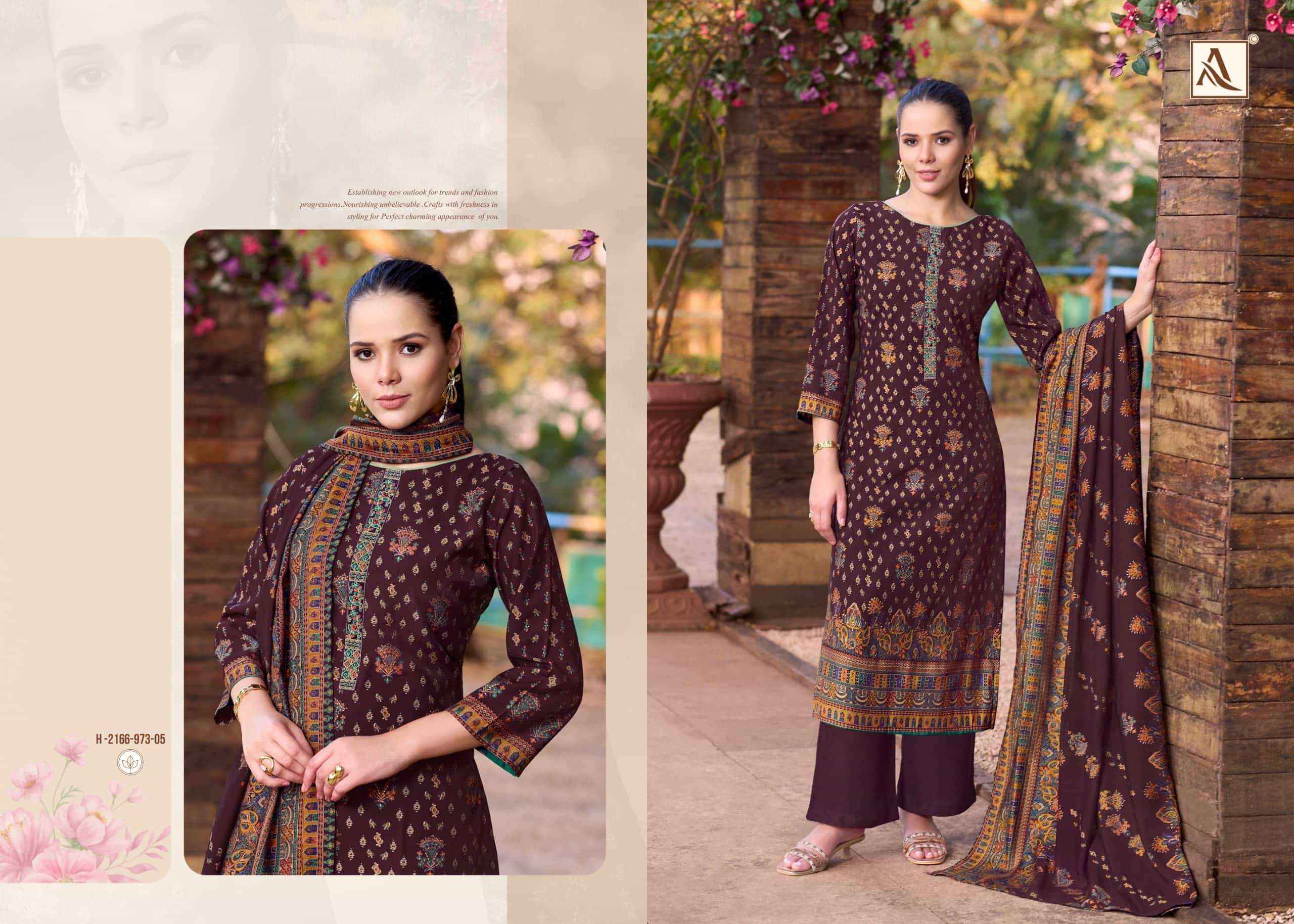 Alok Suit Mastani Premium Design Dress Material _  Wholesale Texteli Market Rate ( 6 Pcs Catalog )