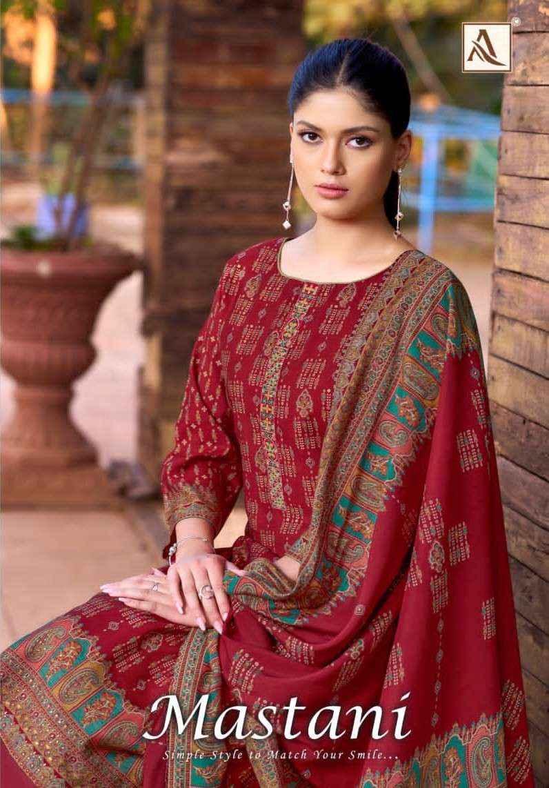 Alok Suit Mastani Premium Design Dress Material _  Wholesale Texteli Market Rate ( 6 Pcs Catalog )