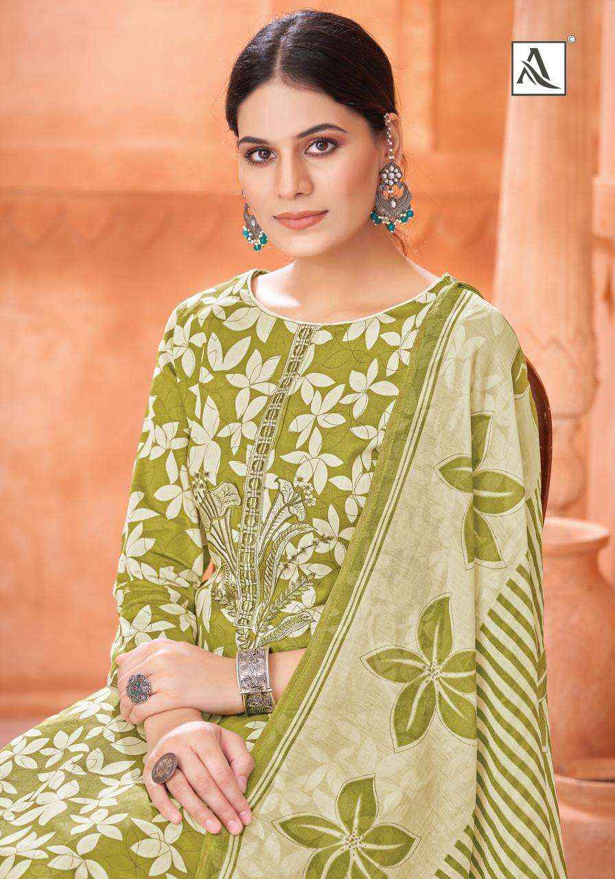 Alok Suit Sejal Fancy Ladies Dress Material _ Surat Texteli Market Rate ( 4 Pcs Catalog )