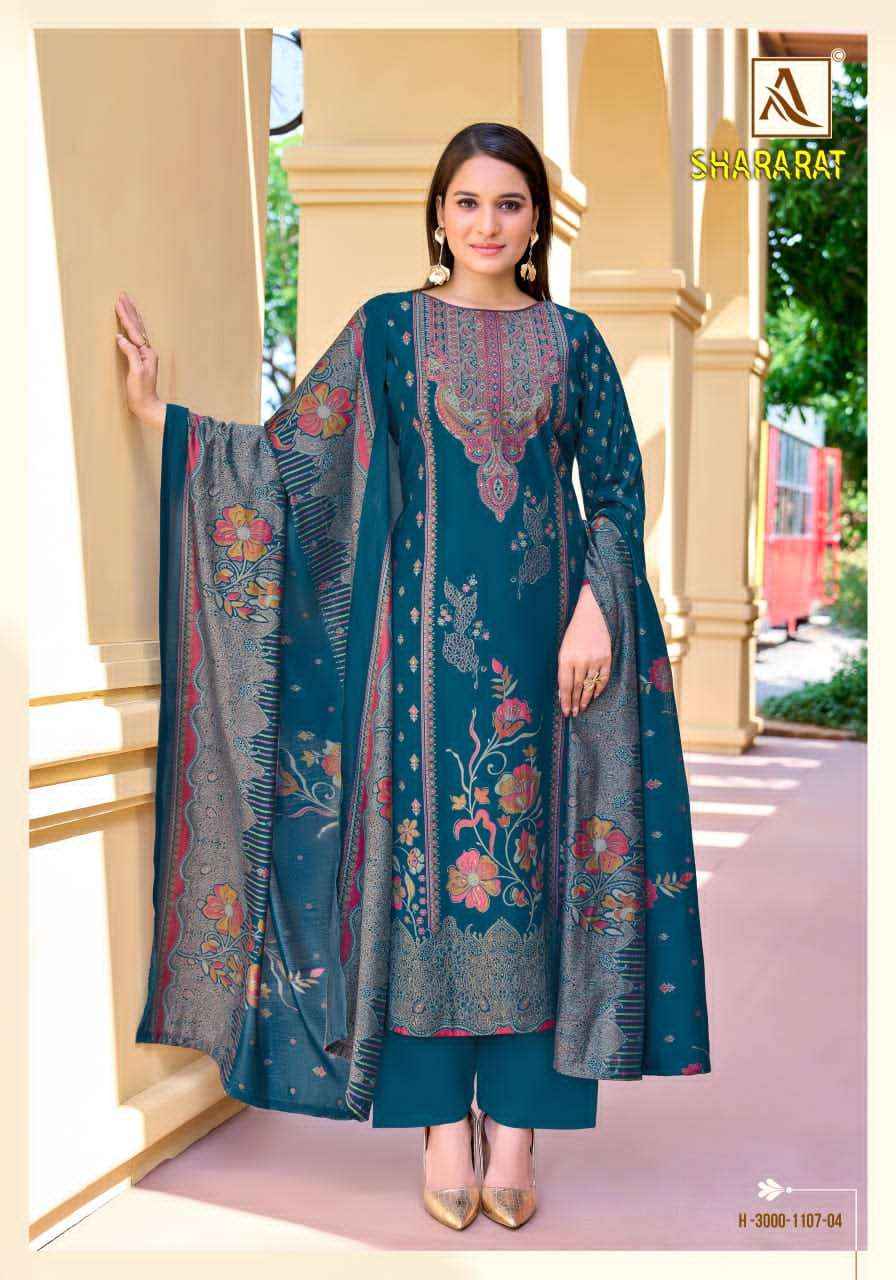 Alok Suit Shararat Exclusive Fancy Ladies Dress Material _ Wholesale Boutique Items ( 6 Pcs Catalog )
