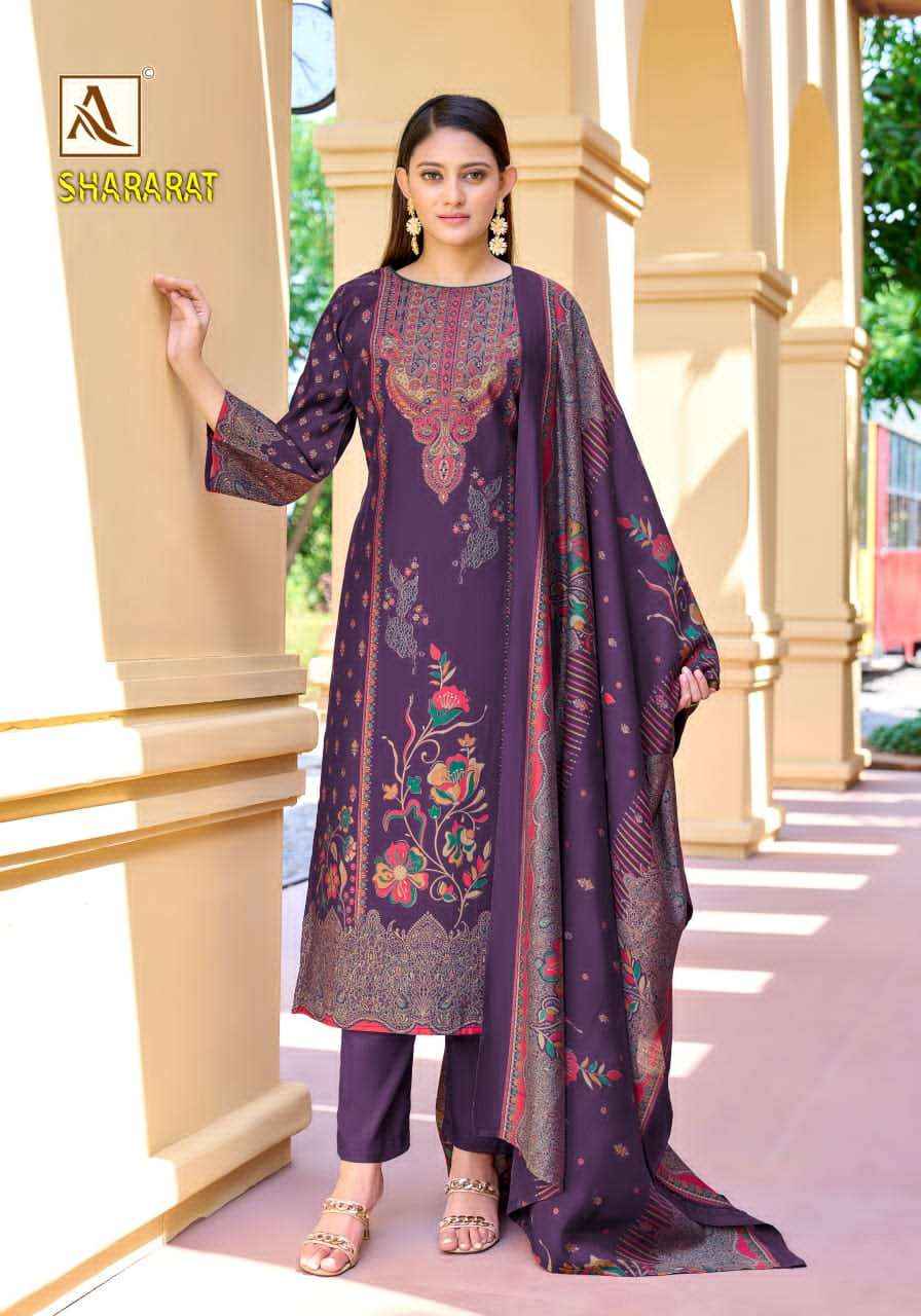 Alok Suit Shararat Exclusive Fancy Ladies Dress Material _ Wholesale Boutique Items ( 6 Pcs Catalog )