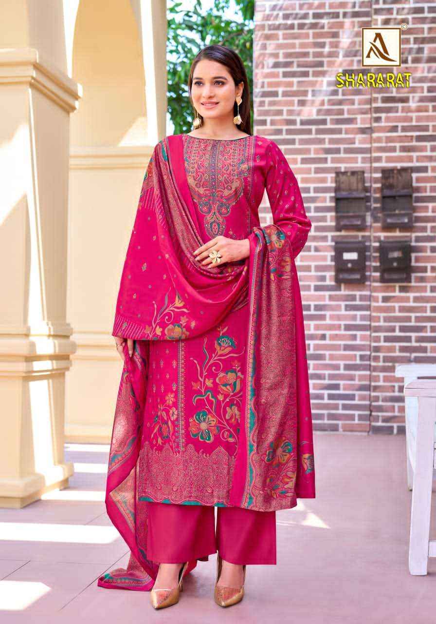 Alok Suit Shararat Exclusive Fancy Ladies Dress Material _ Wholesale Boutique Items ( 6 Pcs Catalog )