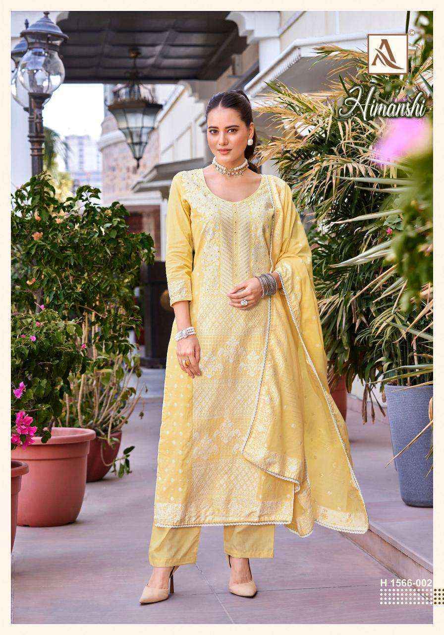 Alok Suits Himanshi Dress Material Wholesale Supplier Surat ( 6 pcs Catalogue )
