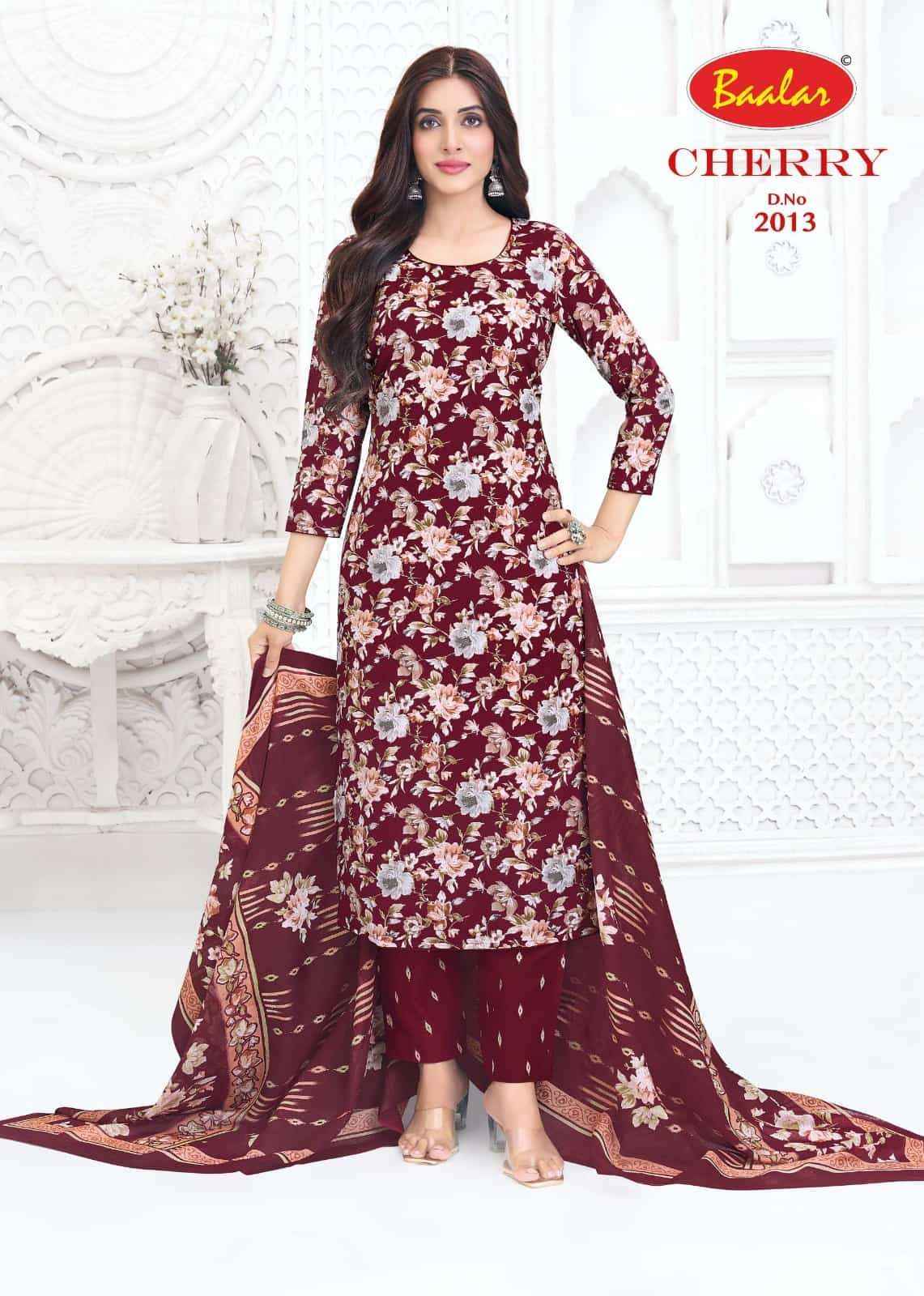 Baalar Cherry Vol 2 Pure Lawn Cotton Dress Material _ Manufacturer Price Online ( 12 Pcs Catalog )