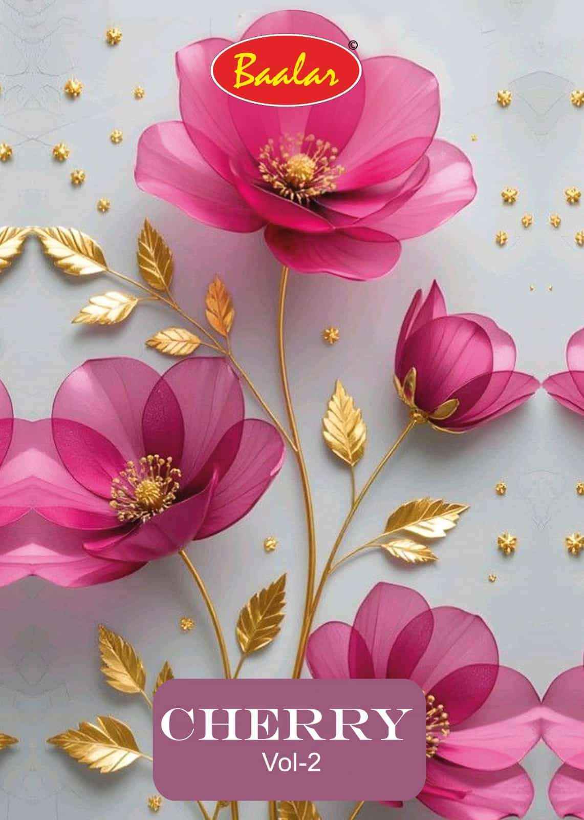 Baalar Cherry Vol 2 Pure Lawn Cotton Dress Material _ Manufacturer Price Online ( 12 Pcs Catalog )