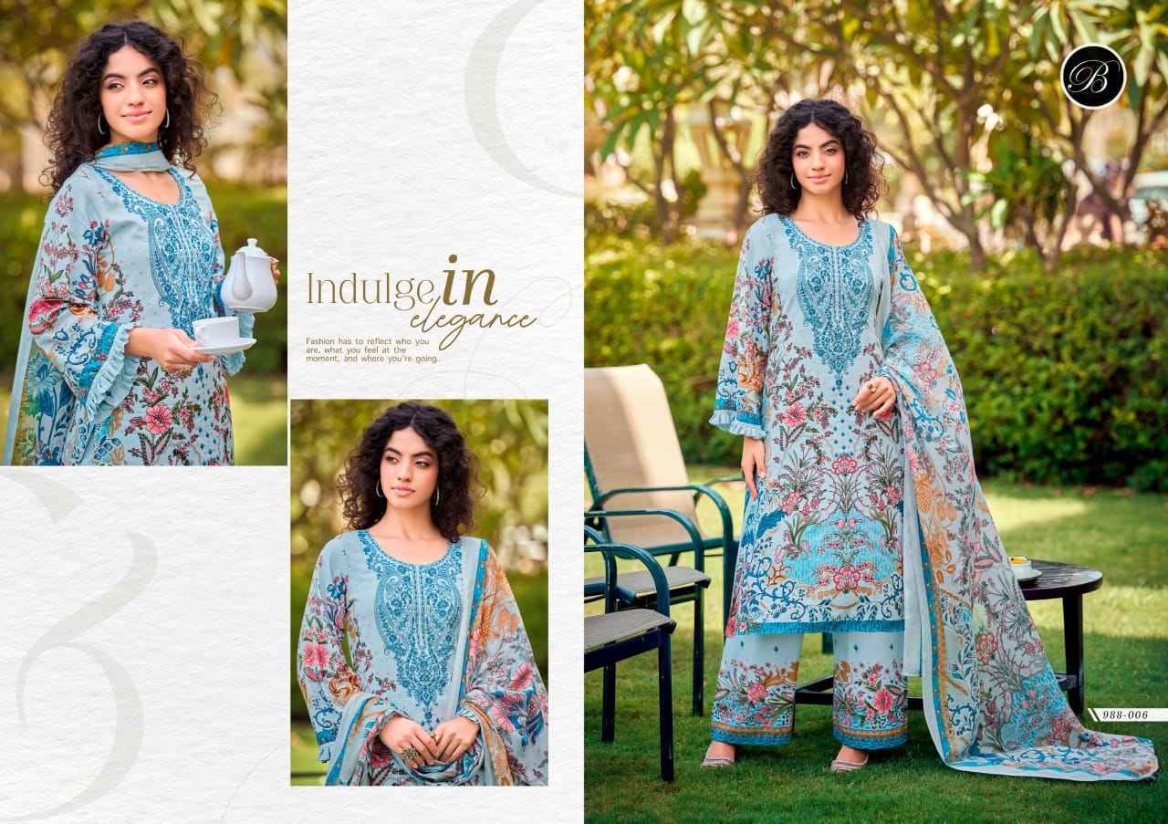 Belliza Dilshad Vol 6 Viscose Rayon Dress Material _Wholesale Surat Rate ( 8 Pcs Catalog )
