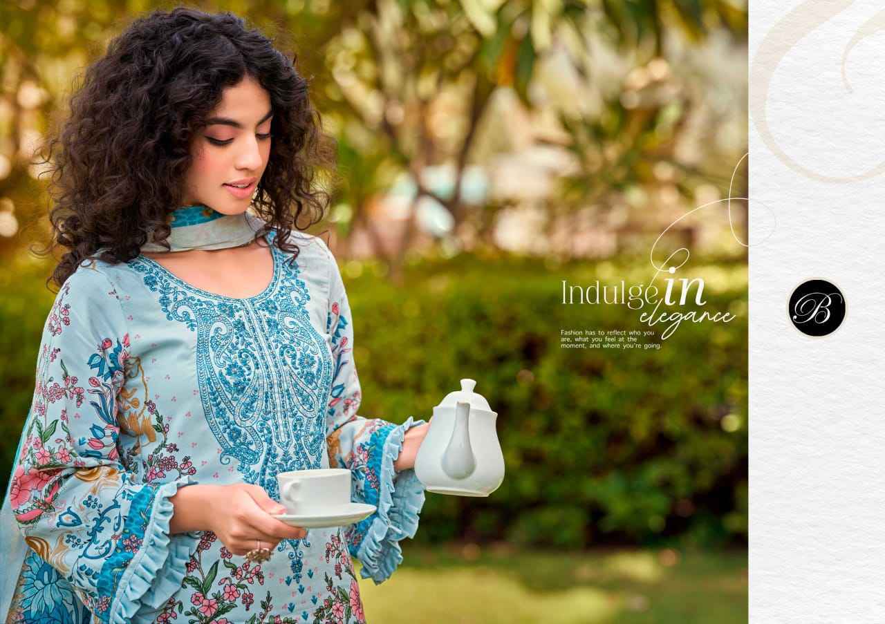 Belliza Dilshad Vol 6 Viscose Rayon Dress Material _Wholesale Surat Rate ( 8 Pcs Catalog )