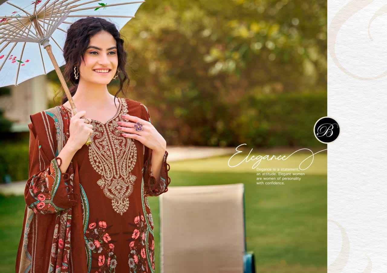 Belliza Dilshad Vol 6 Viscose Rayon Dress Material _Wholesale Surat Rate ( 8 Pcs Catalog )