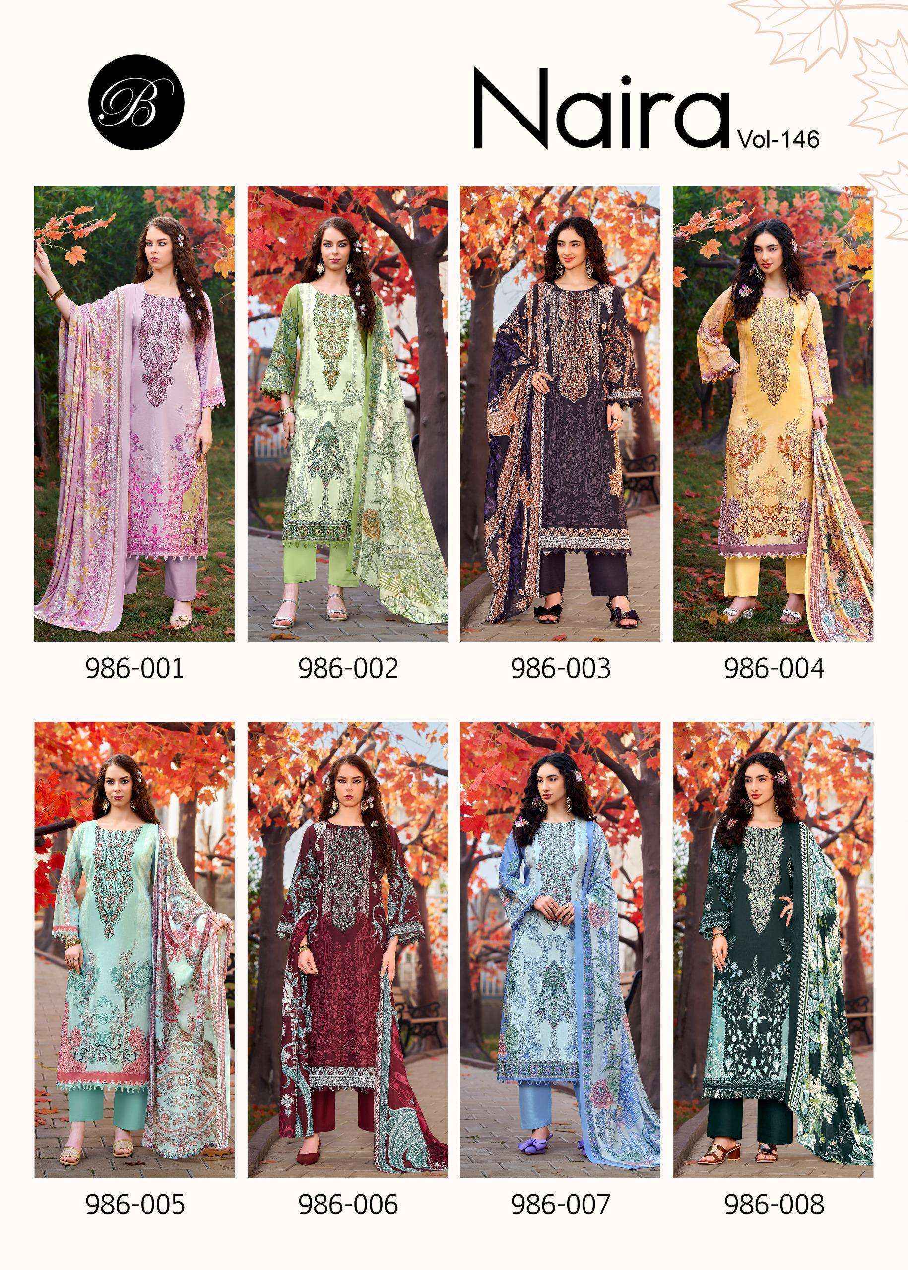 Belliza Naira Vol 146 Cotton Dress _ Wholesale Surat Rate ( 8 Pcs Catalog )
