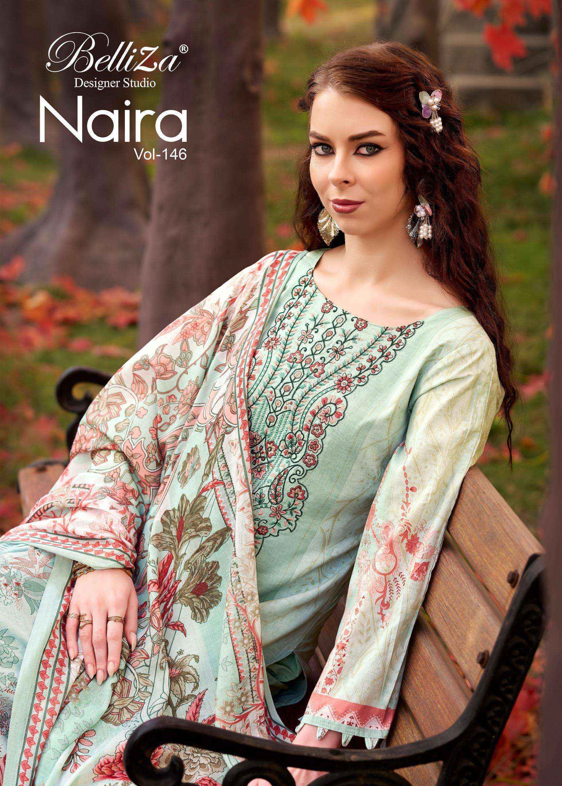 Belliza Naira Vol 146 Cotton Dress _ Wholesale Surat Rate ( 8 Pcs Catalog )