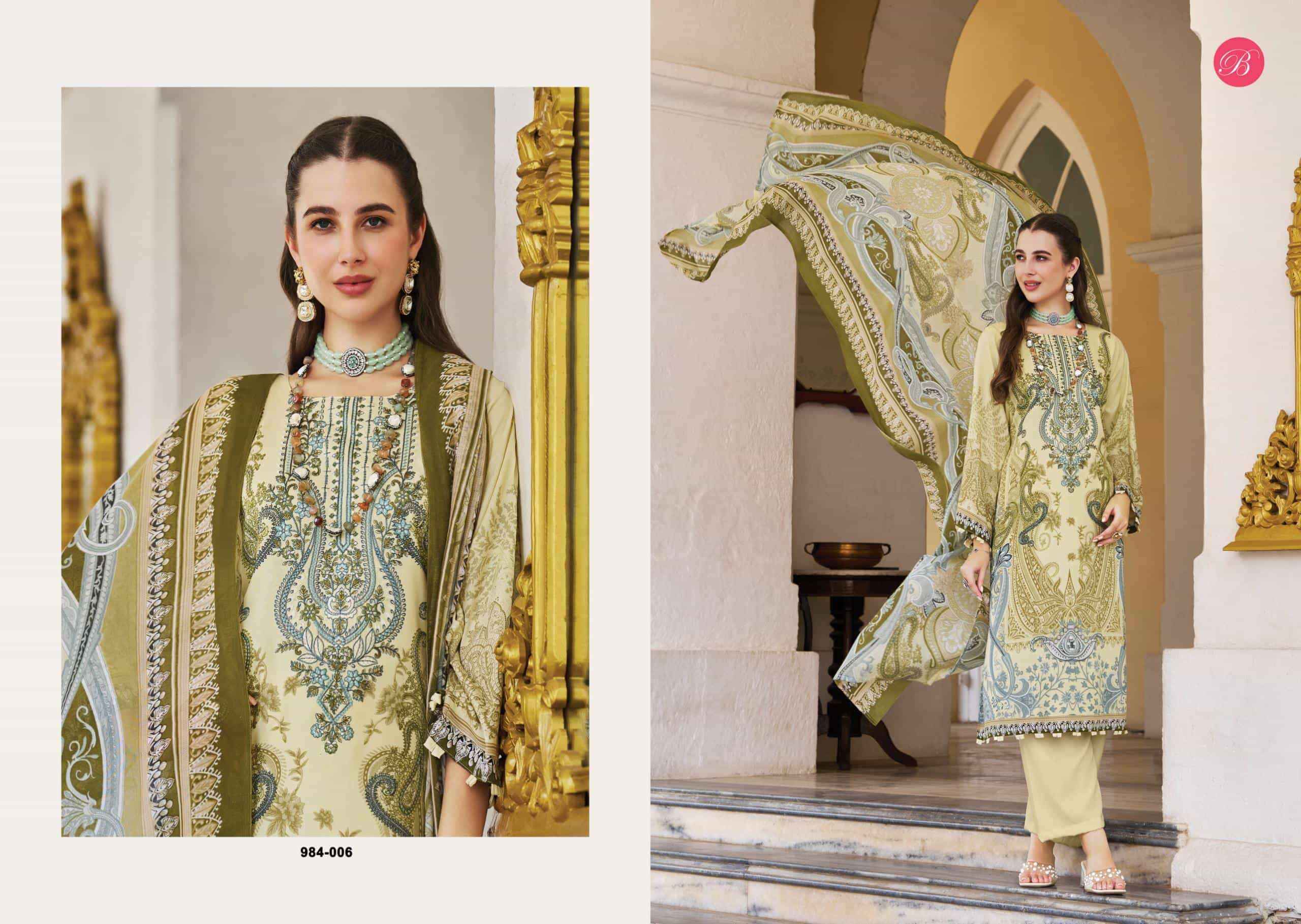 Belliza Riwayat Vol 18 Rayon - Ladies suits manufacturers in Surat with price  ( 8 Pcs Catalogue )