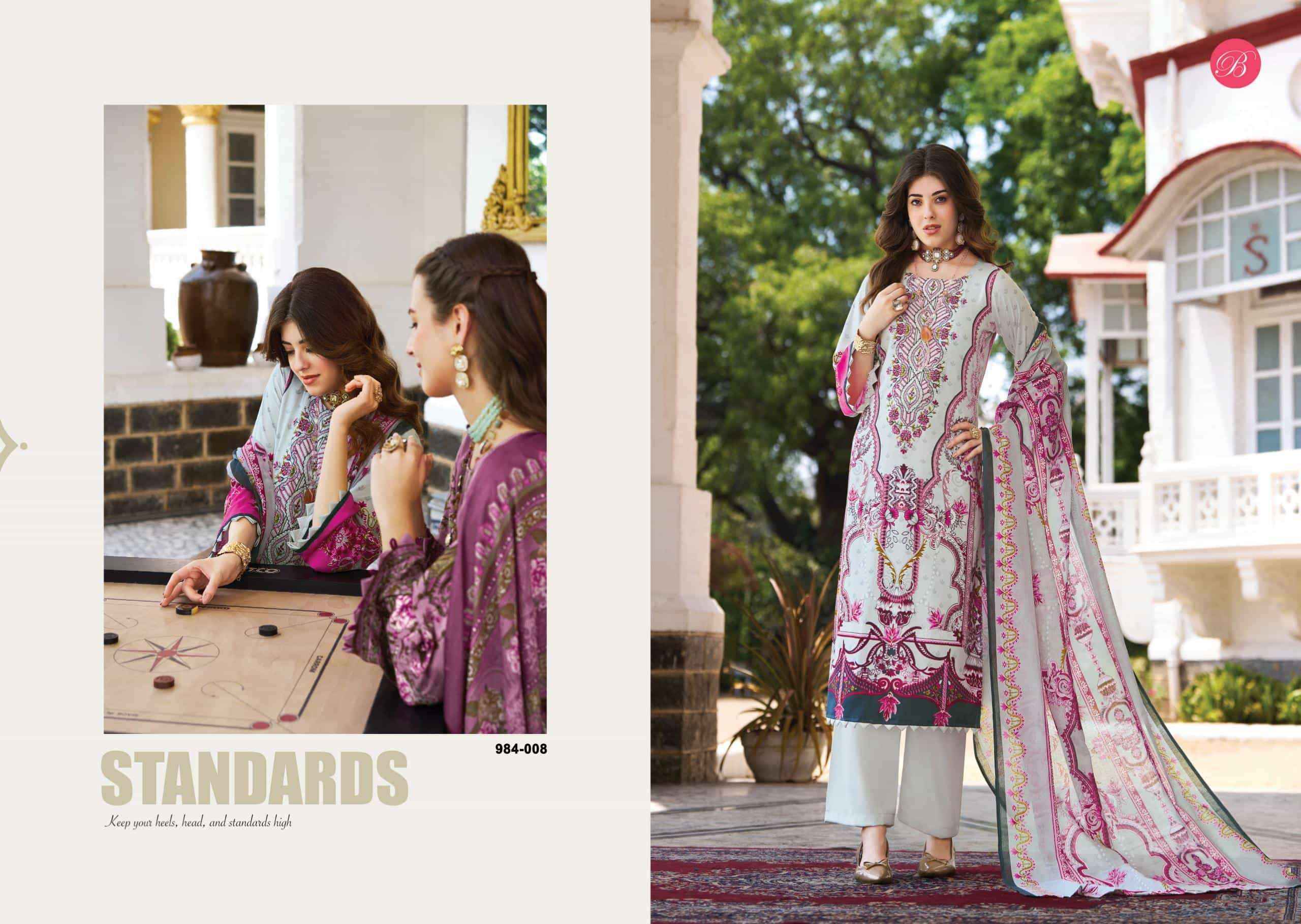 Belliza Riwayat Vol 18 Rayon - Ladies suits manufacturers in Surat with price  ( 8 Pcs Catalogue )