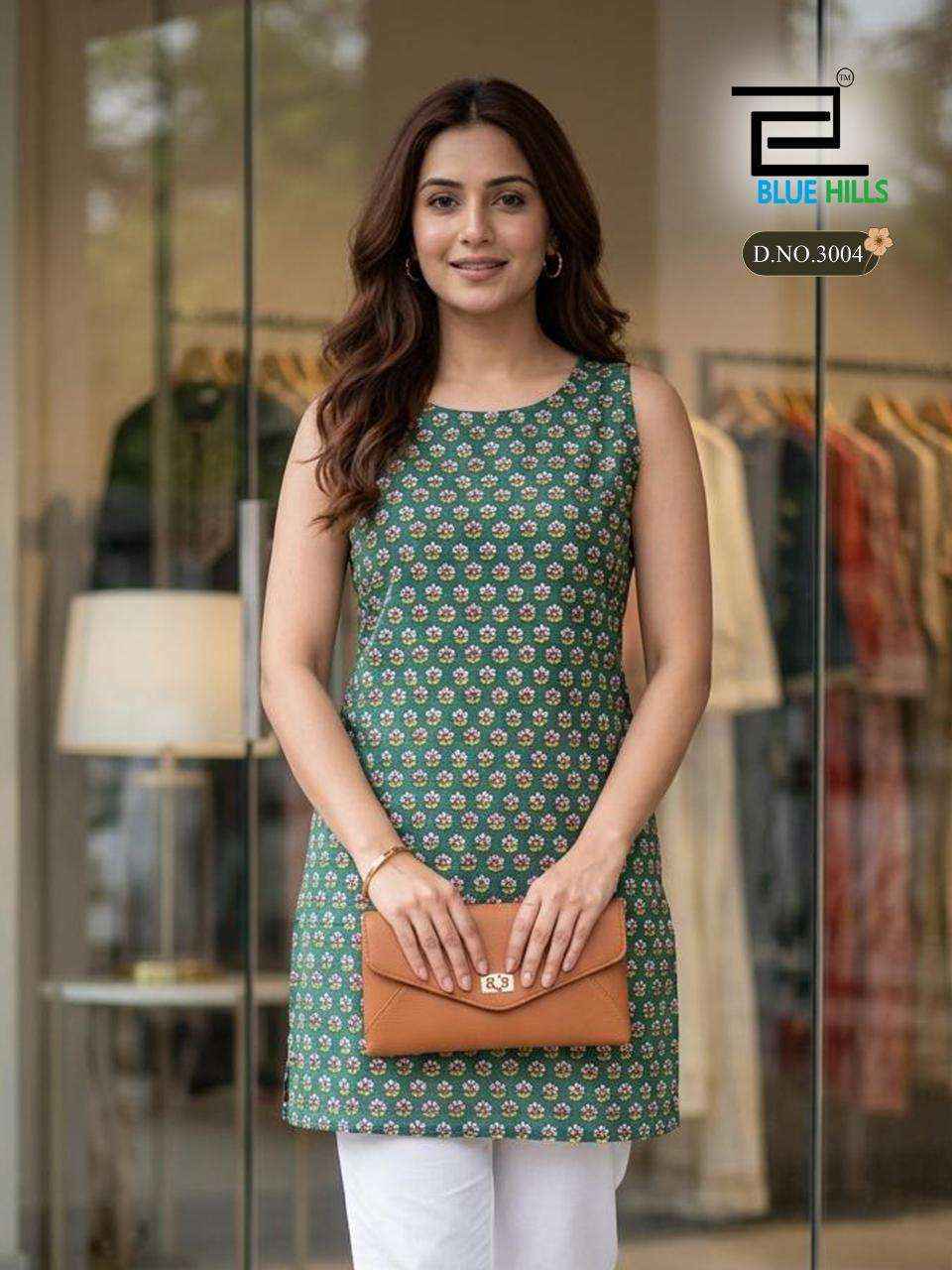 Blue Hills Queen Vol 3 Short Cotton Top Wholesale Surat Rate ( 6 Pcs Catalog )