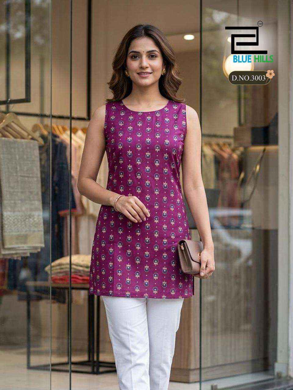 Blue Hills Queen Vol 3 Short Cotton Top Wholesale Surat Rate ( 6 Pcs Catalog )