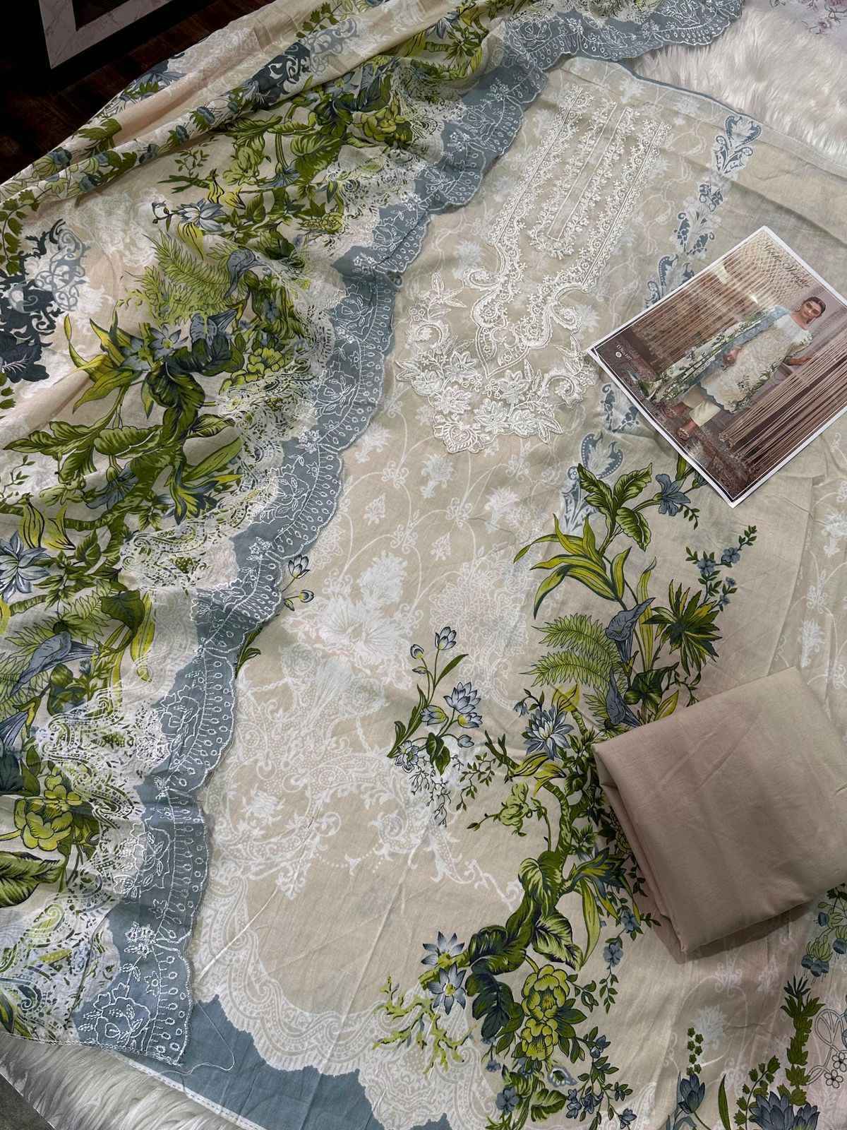 Cosmos Needle Wonder Vol 1 Nx Lawn Cotton Dress Material _ Wholesale Surat Rate ( 6 Pcs Catalog )