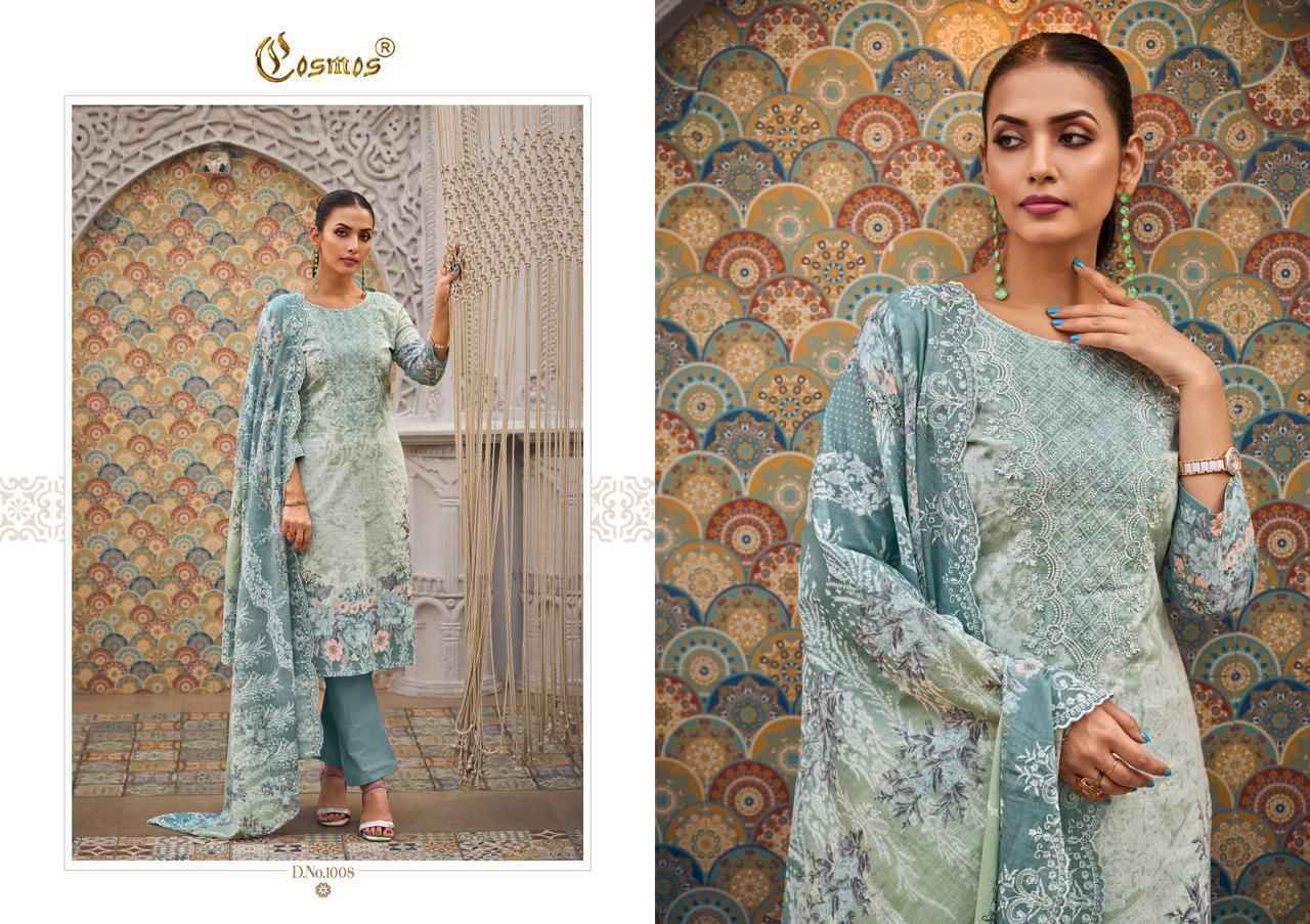 Cosmos Needle Wonder Vol 1 Nx Lawn Cotton Dress Material _ Wholesale Surat Rate ( 6 Pcs Catalog )