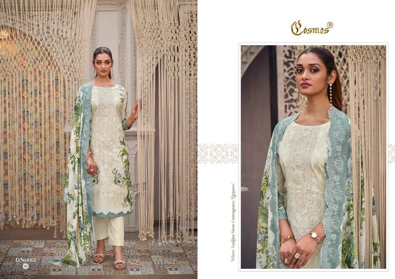 Cosmos Needle Wonder Vol 1 Nx Lawn Cotton Dress Material _ Wholesale Surat Rate ( 6 Pcs Catalog )