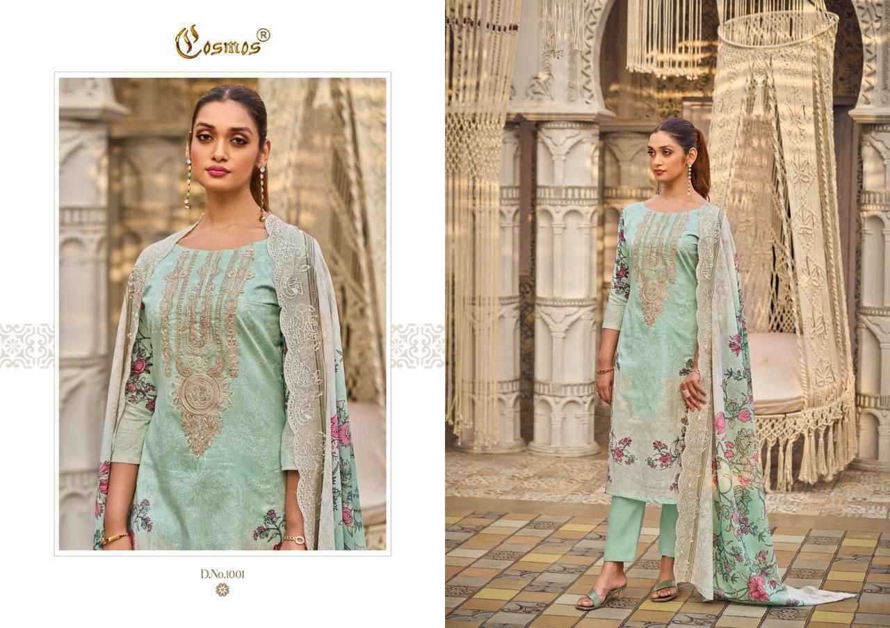 Cosmos Needle Wonder Vol 1 Nx Lawn Cotton Dress Material _ Wholesale Surat Rate ( 6 Pcs Catalog )