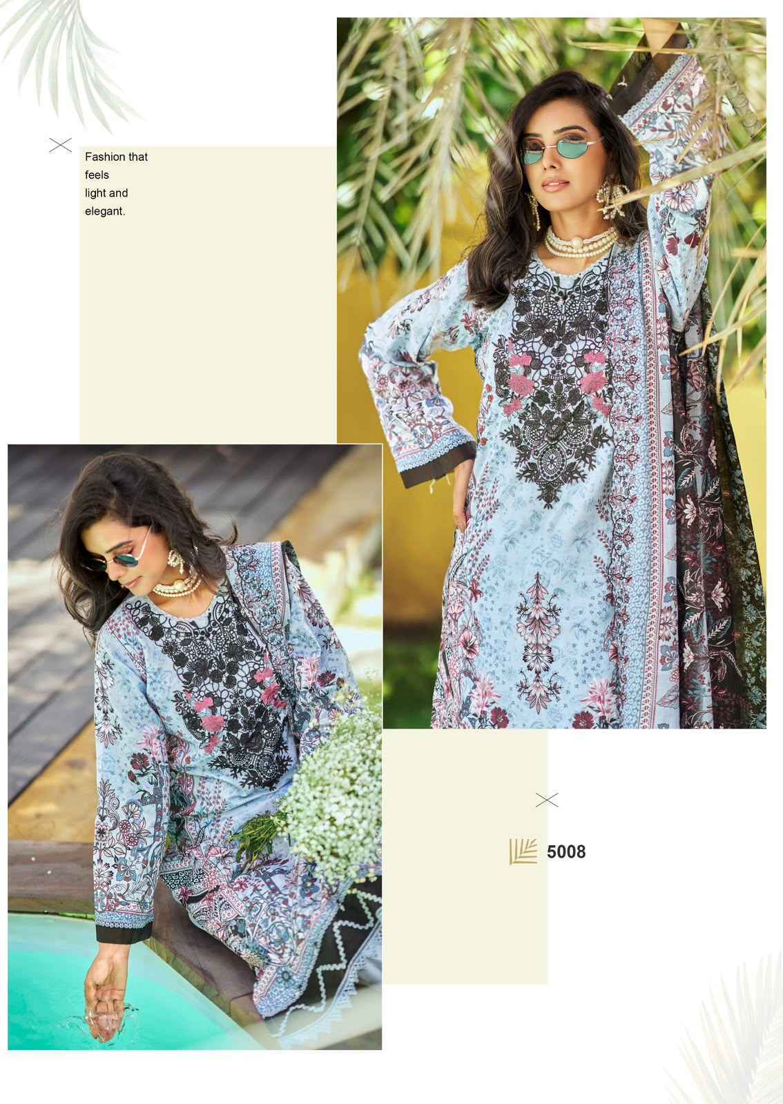 Cosmos Needle Wonder Vol 5 Wholesale - Ladies Pakistani Dress Material ( 8 pcs Catalogue )