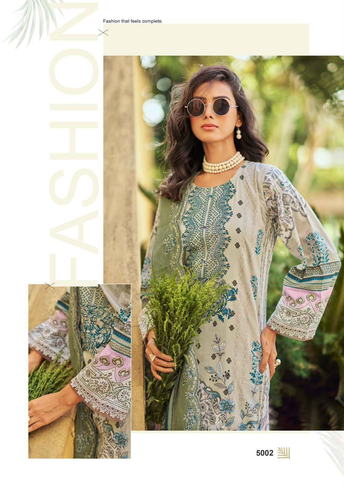 Cosmos Needle Wonder Vol 5 Wholesale - Ladies Pakistani Dress Material ( 8 pcs Catalogue )