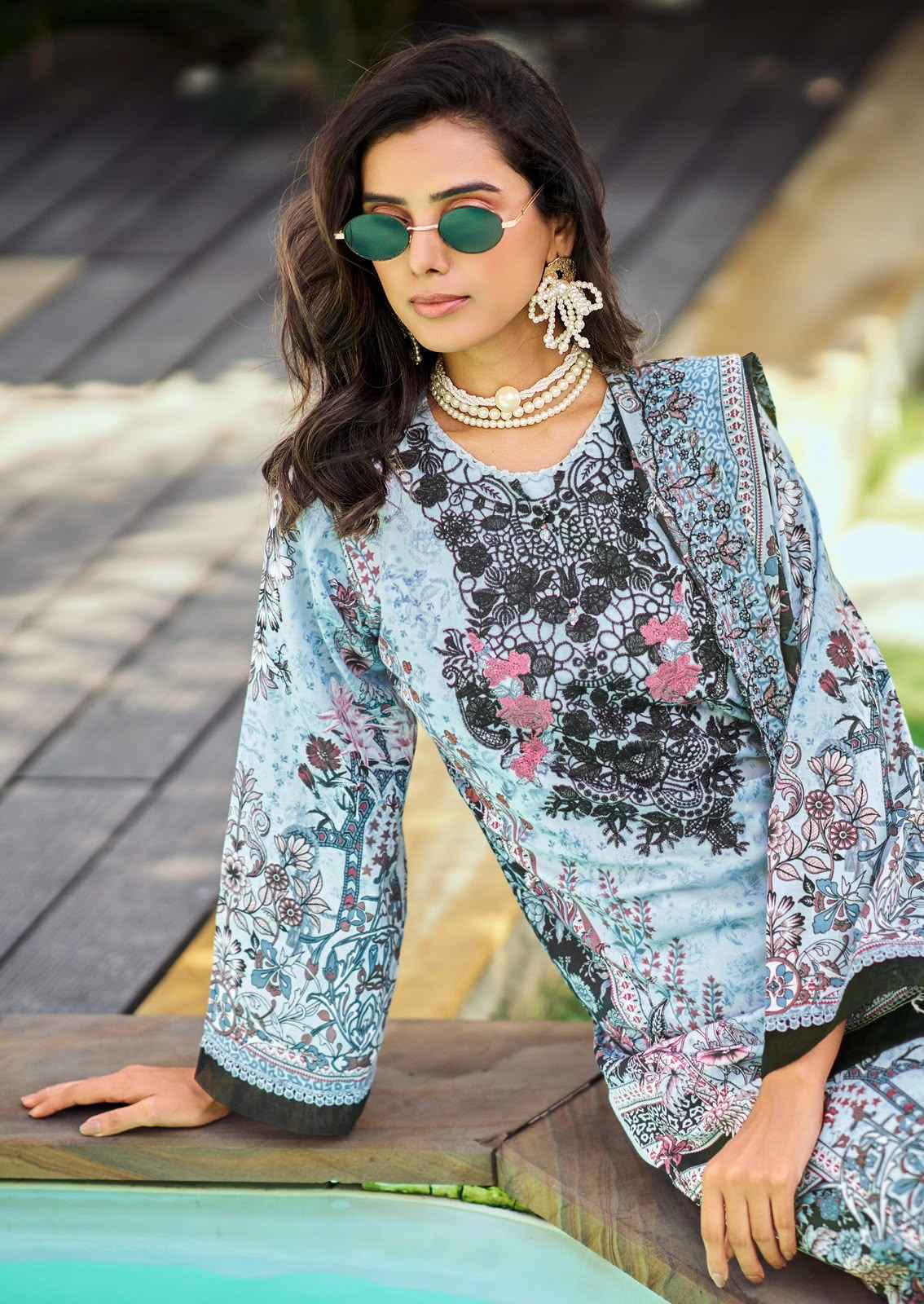 Cosmos Needle Wonder Vol 5 Wholesale - Ladies Pakistani Dress Material ( 8 pcs Catalogue )