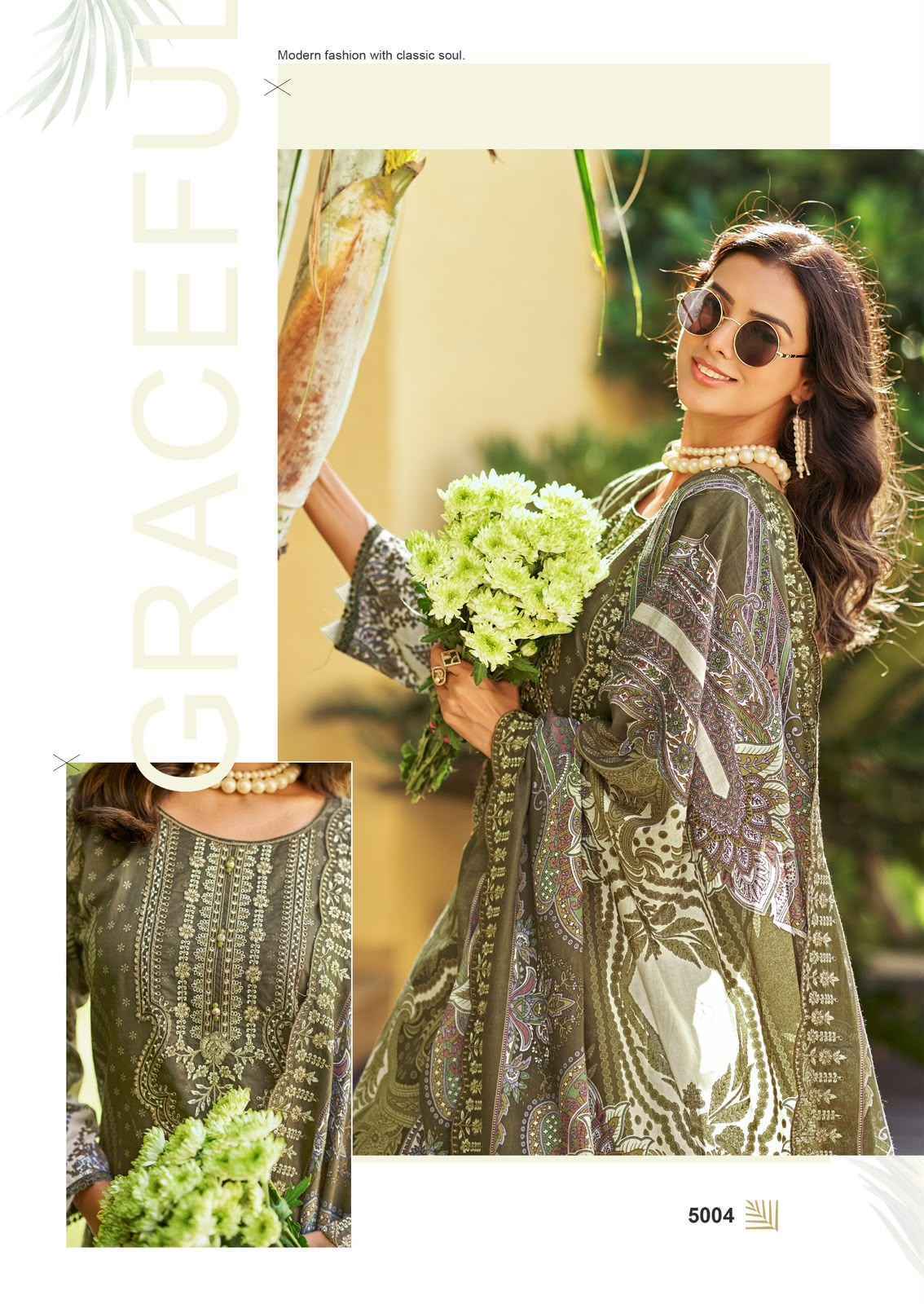 Cosmos Needle Wonder Vol 5 Wholesale - Ladies Pakistani Dress Material ( 8 pcs Catalogue )
