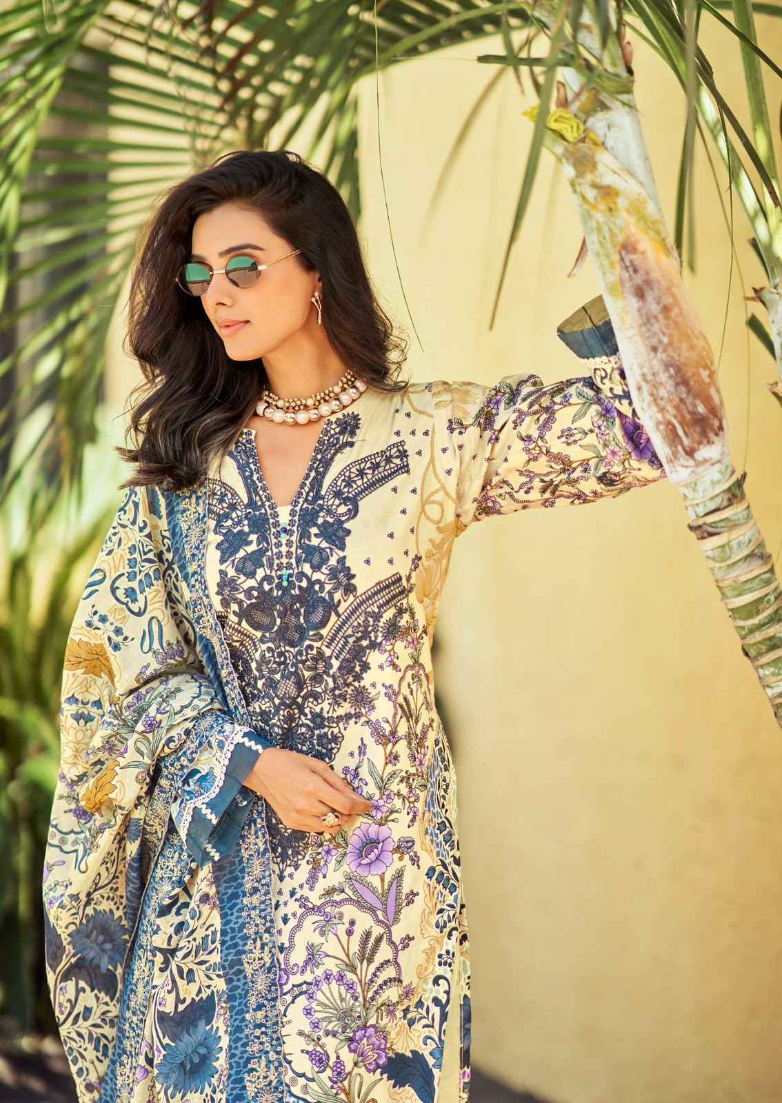 Cosmos Needle Wonder Vol 5 Wholesale - Ladies Pakistani Dress Material ( 8 pcs Catalogue )