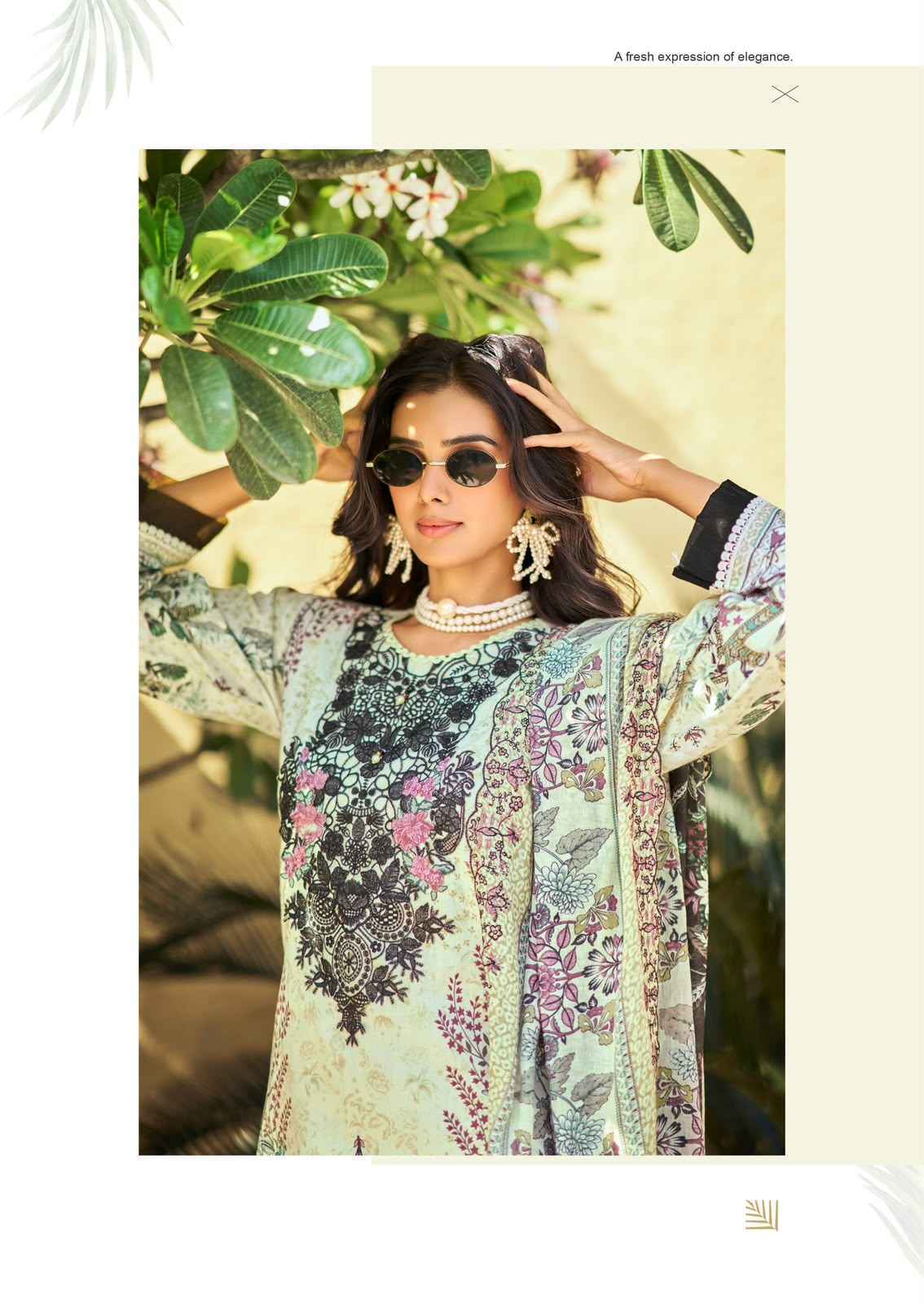 Cosmos Needle Wonder Vol 5 Wholesale - Ladies Pakistani Dress Material ( 8 pcs Catalogue )