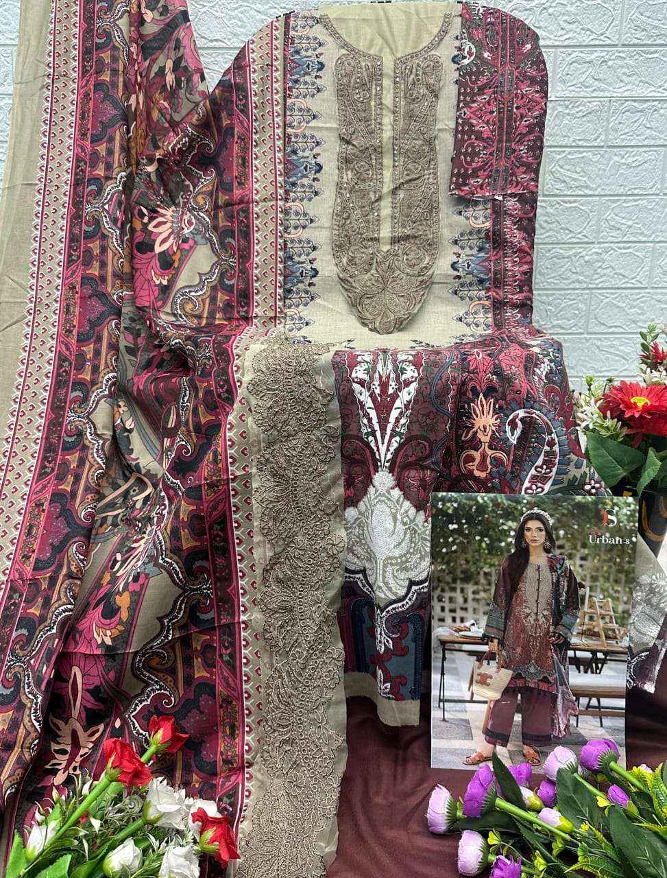 Deepsy 1751 Pure Cotton Pakistani Dress Material _ Wholesale Surat Collection ( 5 Pcs Catalog )