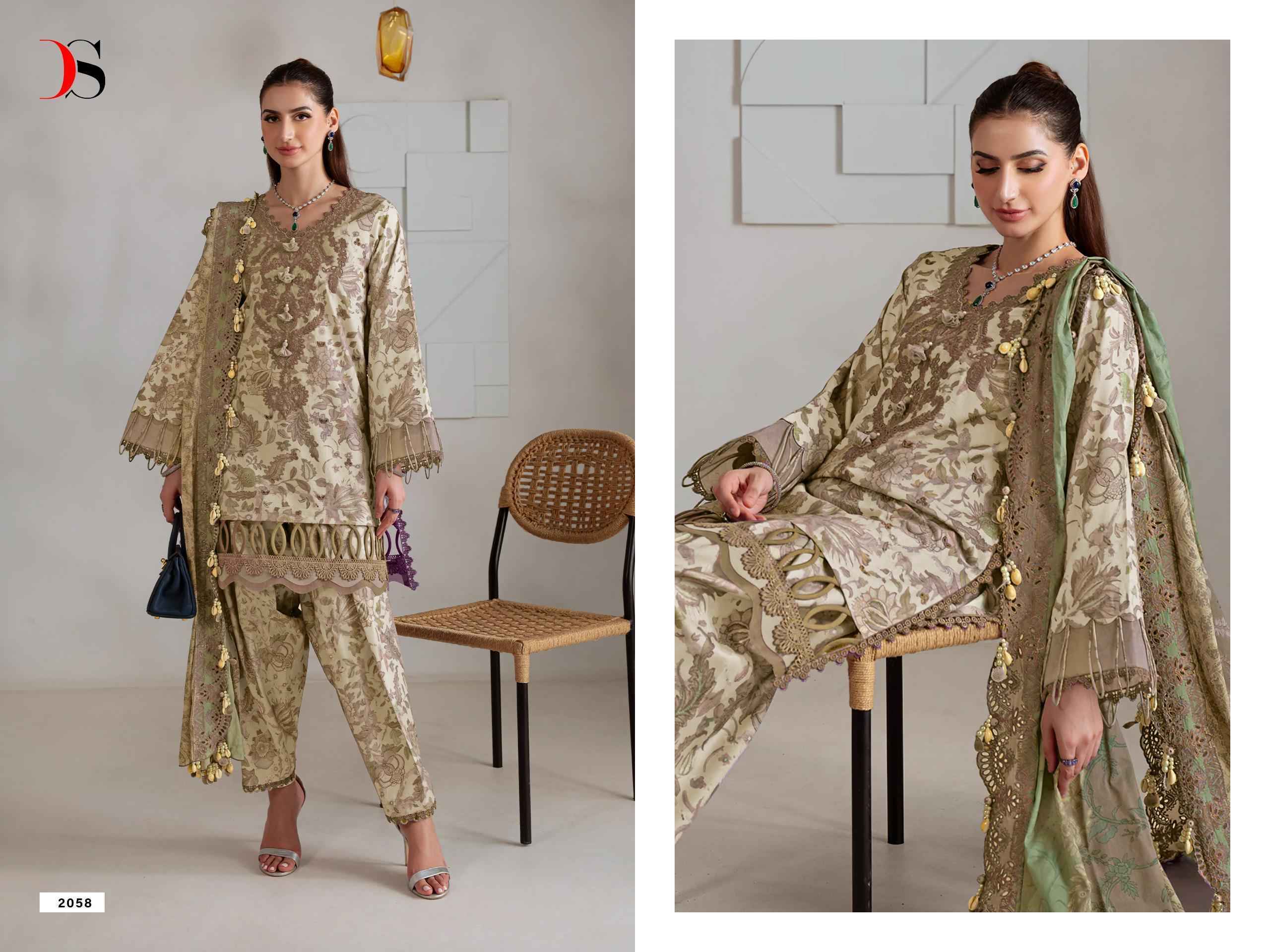 Deepsy Jade Bagh Vol 2 Cotton Dress Material _ Wholesale Online Women Clothing ( 8 Pcs Catalog )