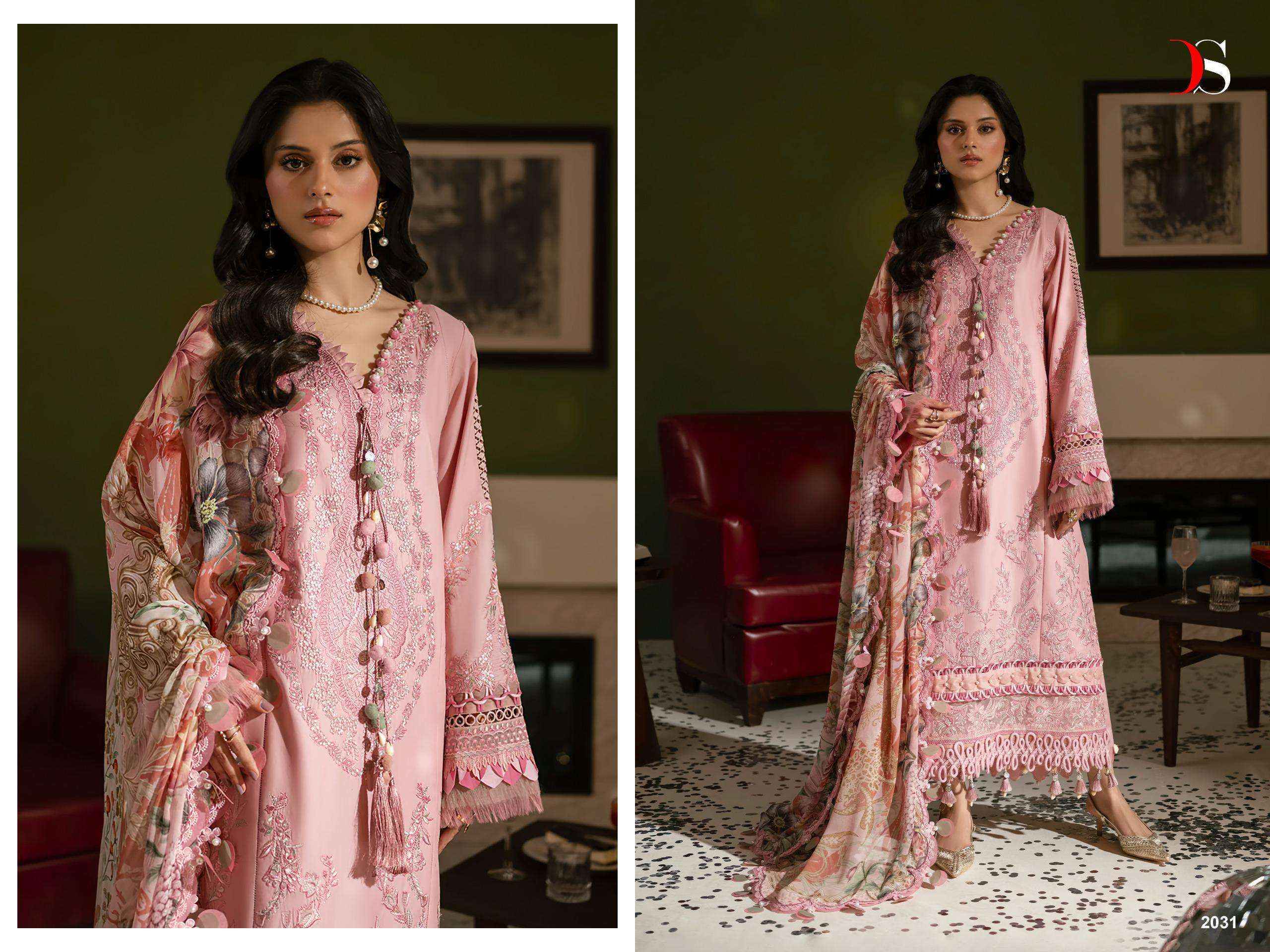 Deepsy Jade Le Premier Cotton Dress Material _ Wholesale Surat Rate ( 5 Pcs Catalog )