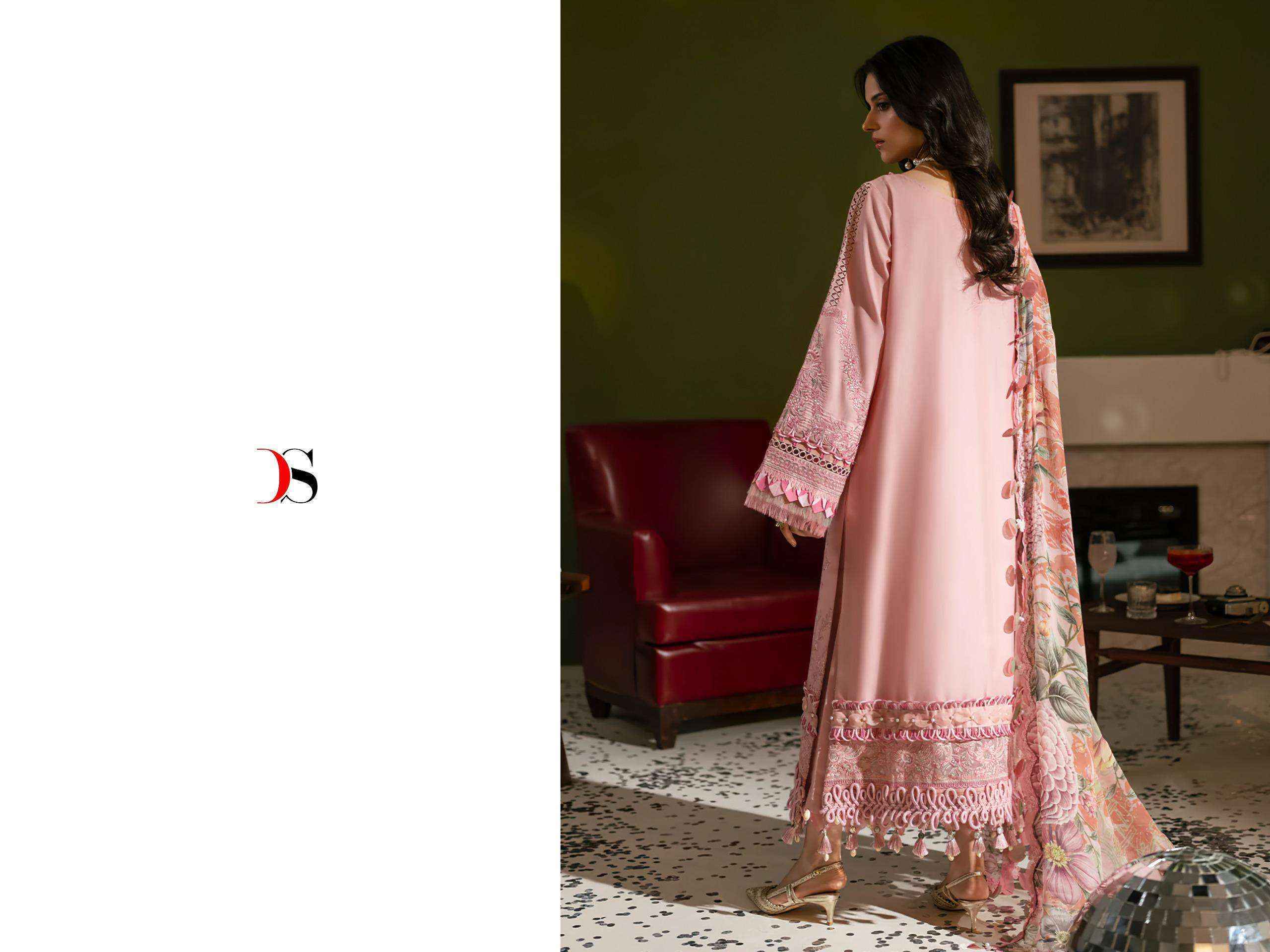 Deepsy Jade Le Premier Cotton Dress Material _ Wholesale Surat Rate ( 5 Pcs Catalog )