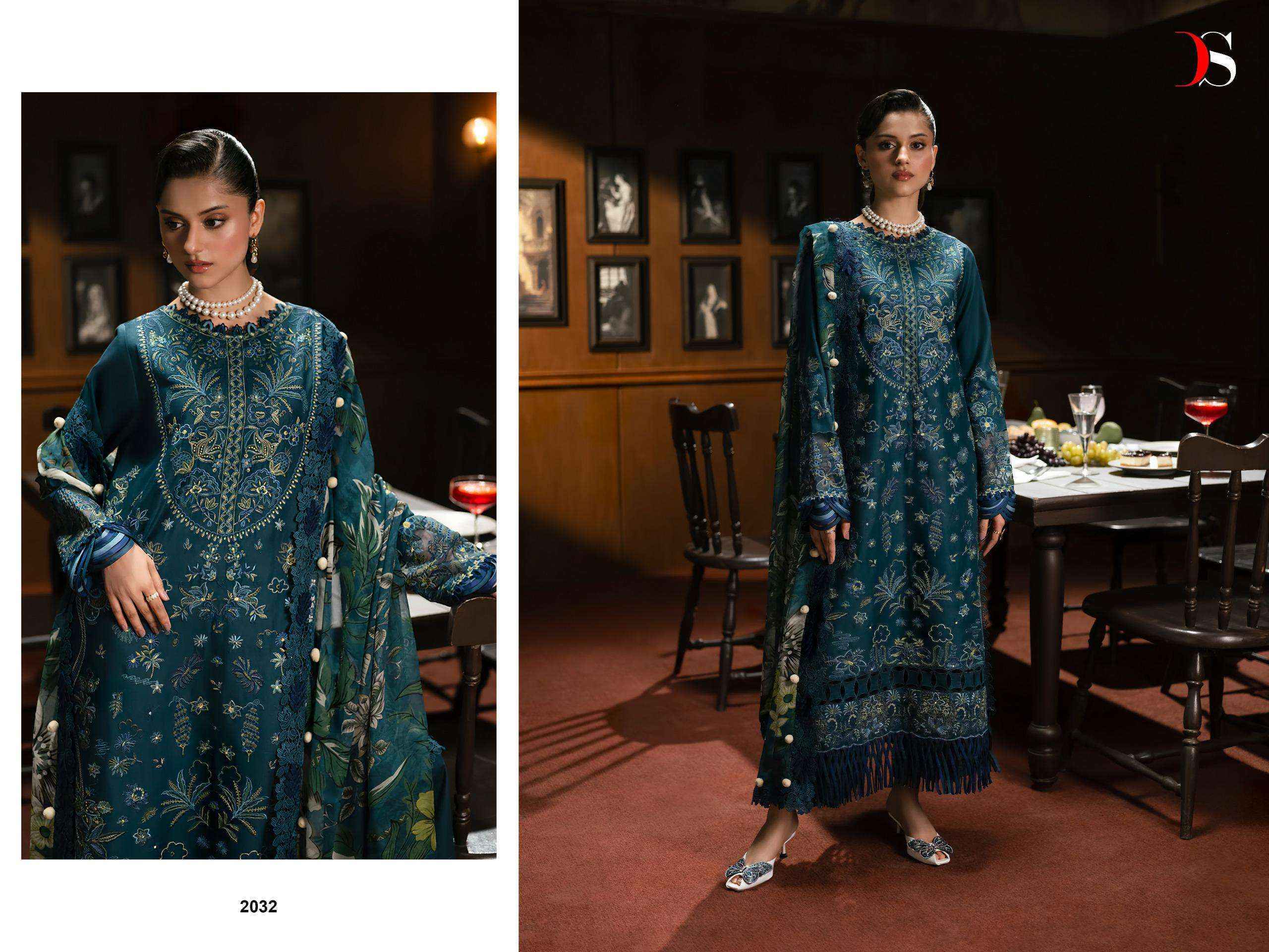 Deepsy Jade Le Premier Cotton Dress Material _ Wholesale Surat Rate ( 5 Pcs Catalog )