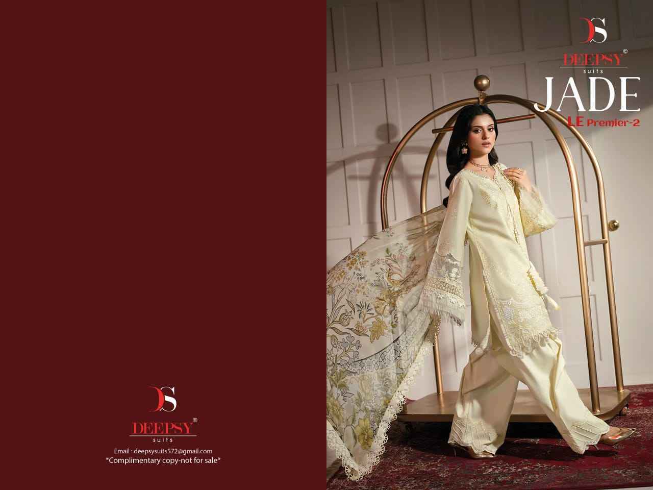 Deepsy Jade Le Premier Vol 2 Cotton Dress Material _ Wholesale Boutique Items ( 4 Pcs Catalog )
