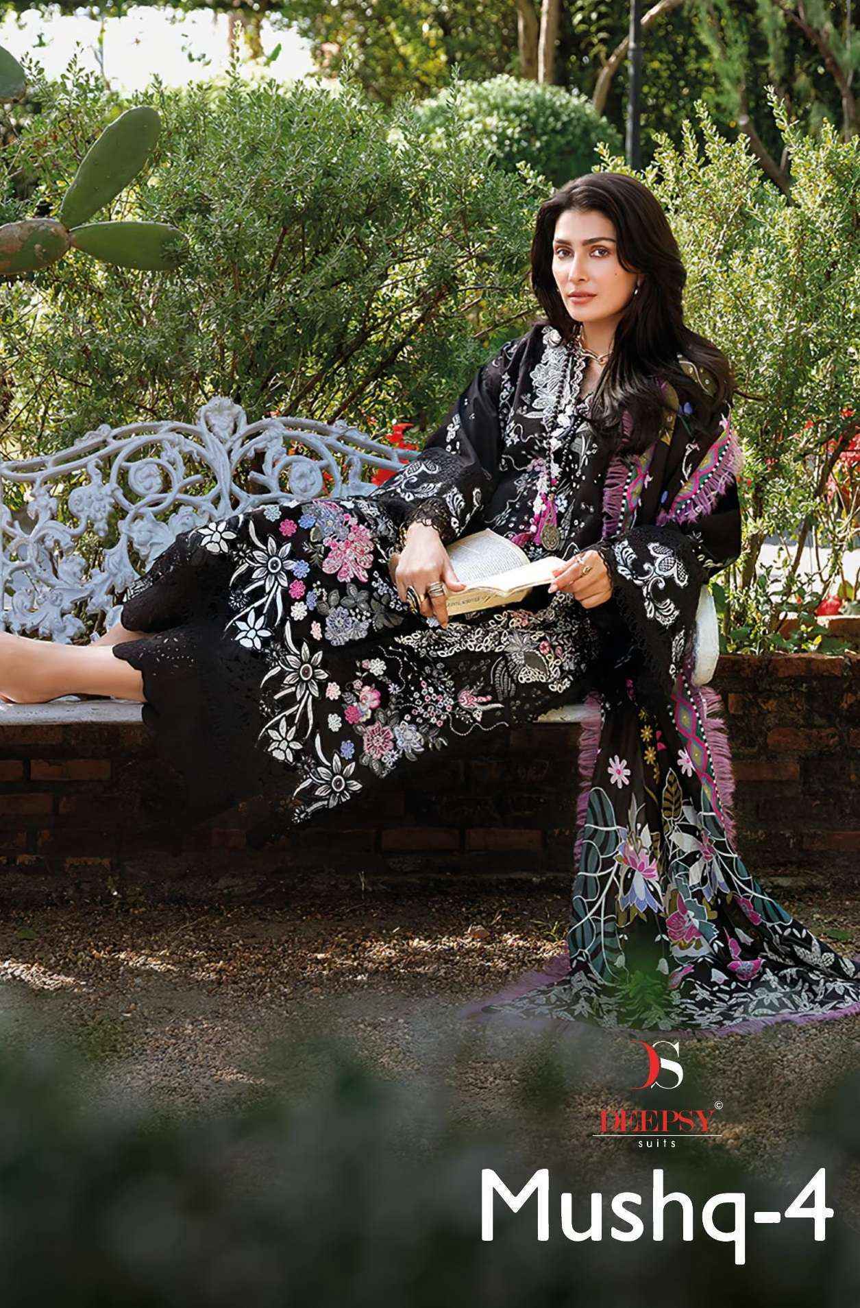 Deepsy Mushq Vol 4 Cotton Dress Material _ Wholesale Surat ( 6 Pcs Catalog )