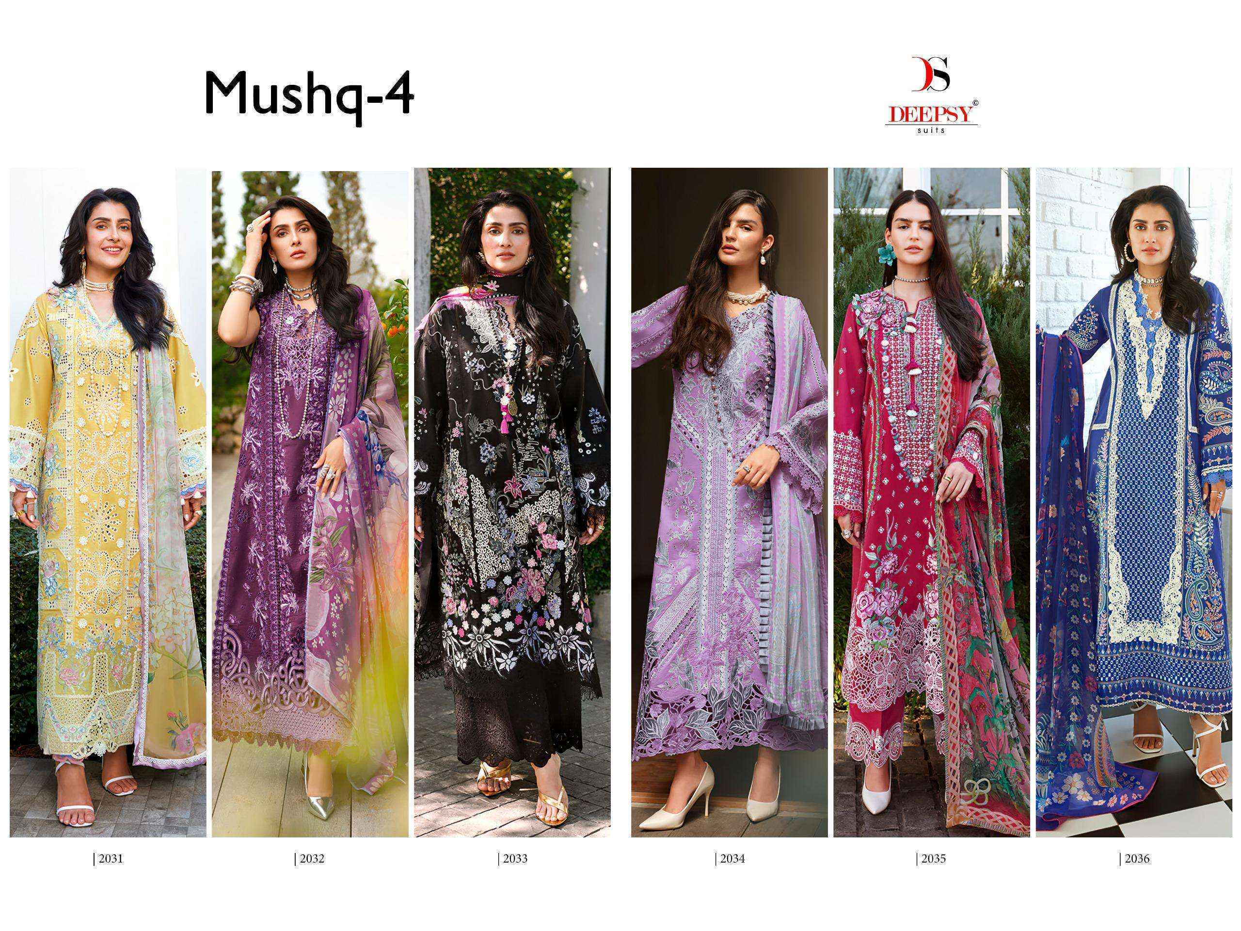 Deepsy Mushq Vol 4 Cotton Dress Material _ Wholesale Surat ( 6 Pcs Catalog )