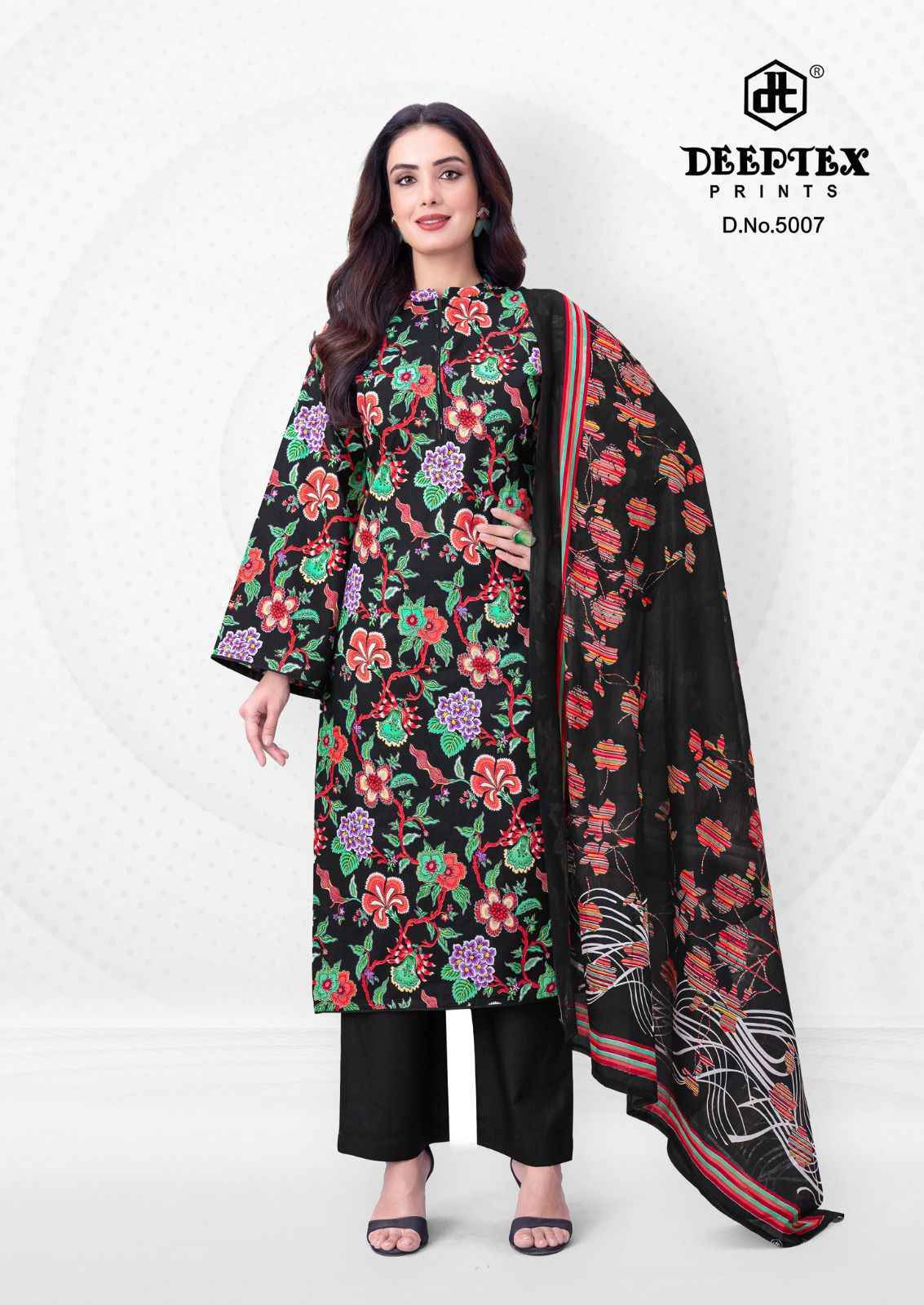 Deeptex Aalia Afreen Vol 5 Cotton Dress Material Wholesale Surat Rate ( 8 Pcs Catalog )