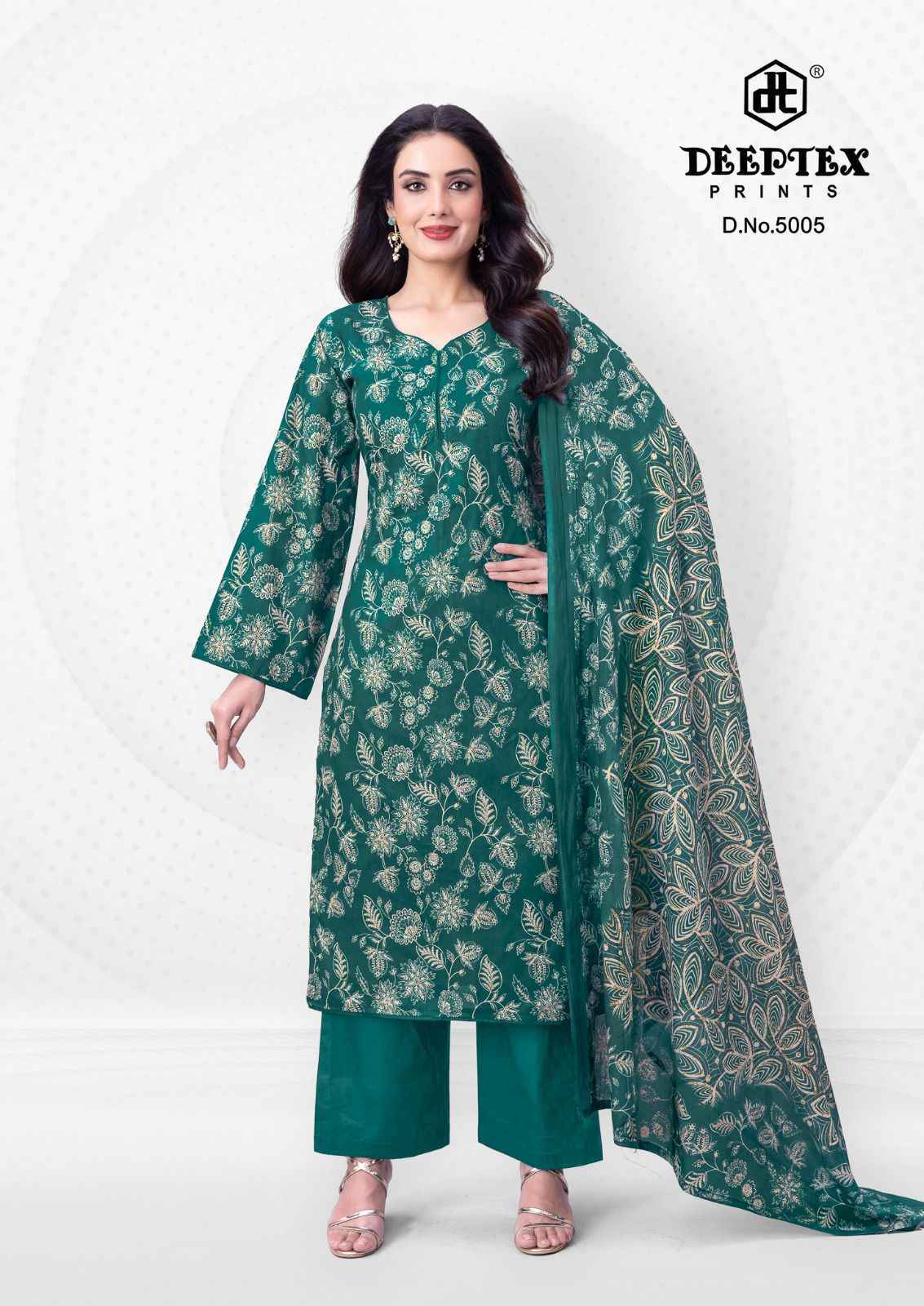 Deeptex Aalia Afreen Vol 5 Cotton Dress Material Wholesale Surat Rate ( 8 Pcs Catalog )