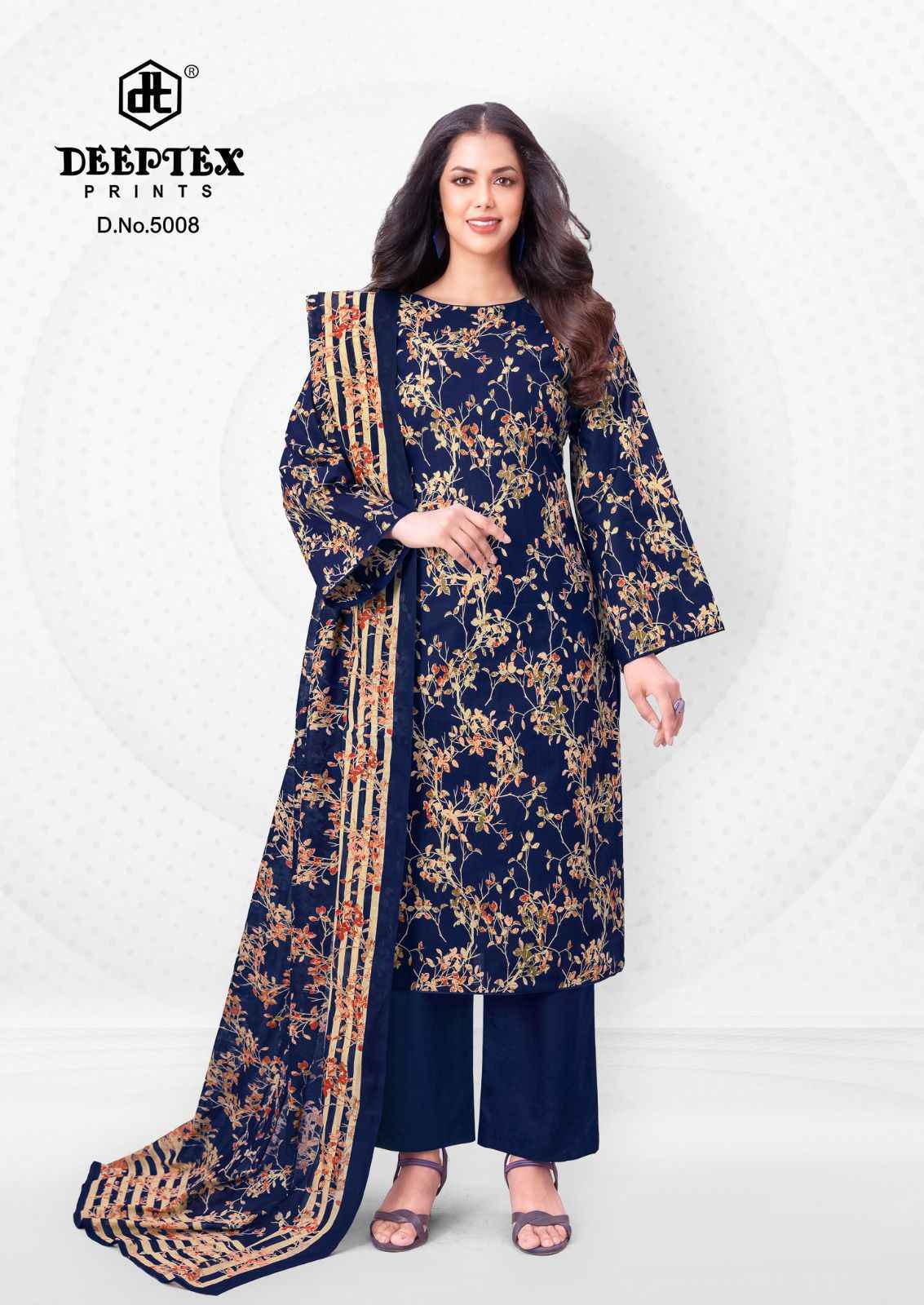 Deeptex Aalia Afreen Vol 5 Cotton Dress Material Wholesale Surat Rate ( 8 Pcs Catalog )