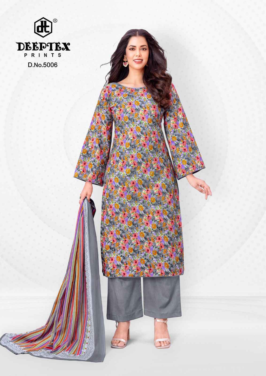Deeptex Aalia Afreen Vol 5 Cotton Dress Material Wholesale Surat Rate ( 8 Pcs Catalog )