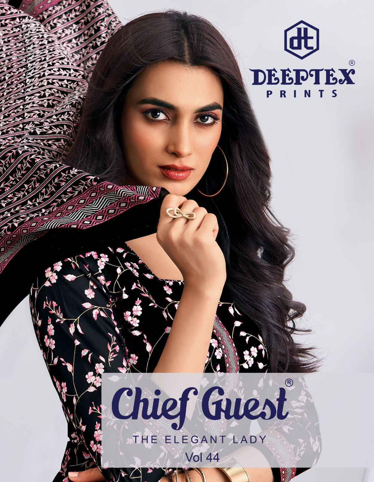 Deeptex Chief Guest Vol 44 Cotton Dress Material _ Wholesale Surat Rate ( 15 Pcs Catalog )