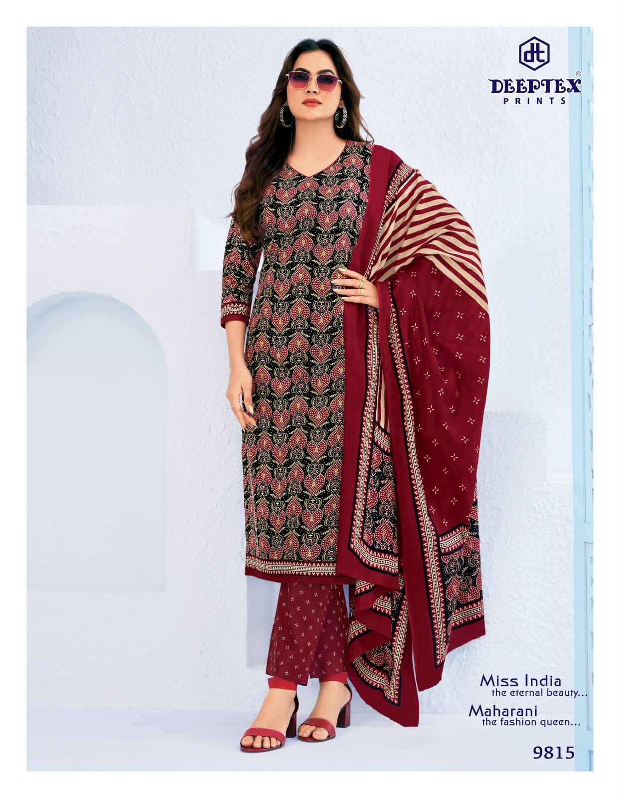 Deeptex Miss India Vol 98 - Pure Cotton Suits Wholesale Factory ( 16 Pcs Catalogue )