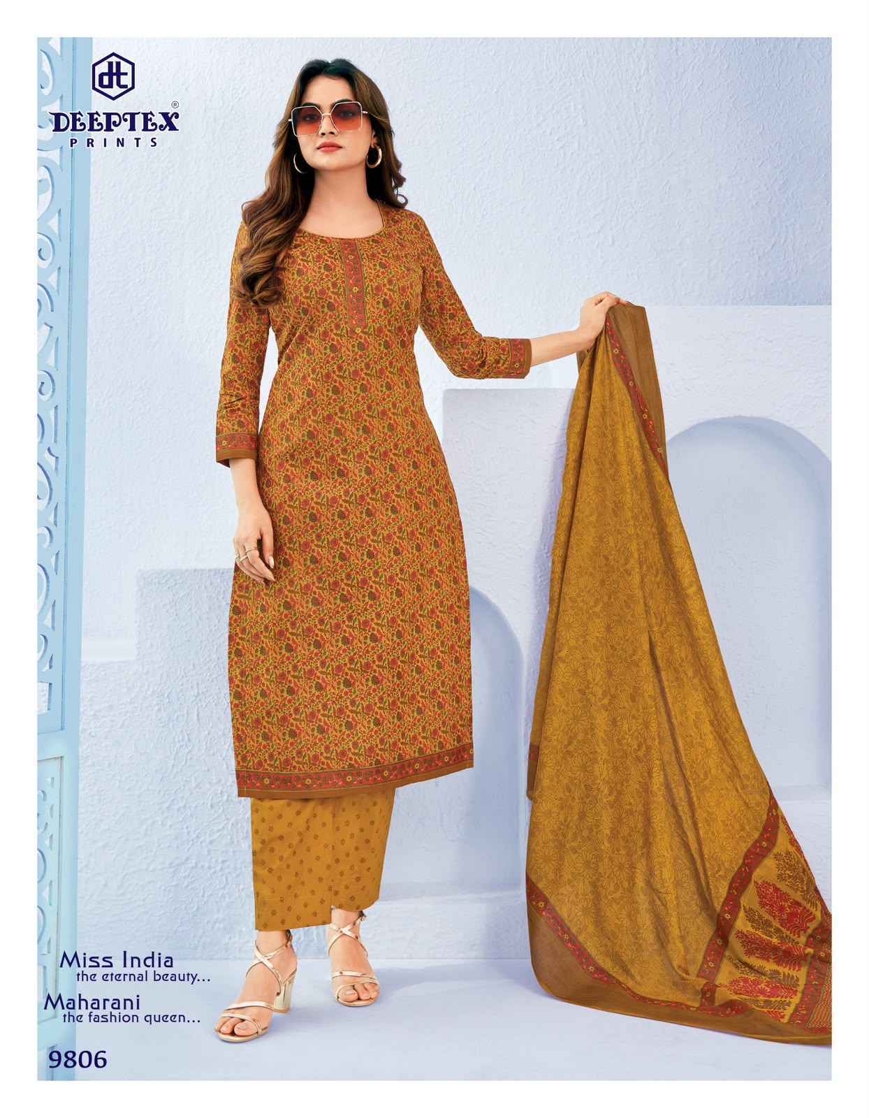 Deeptex Prints - Miss India Vol 98 Wholesale ( 16 Pcs Catalogue )