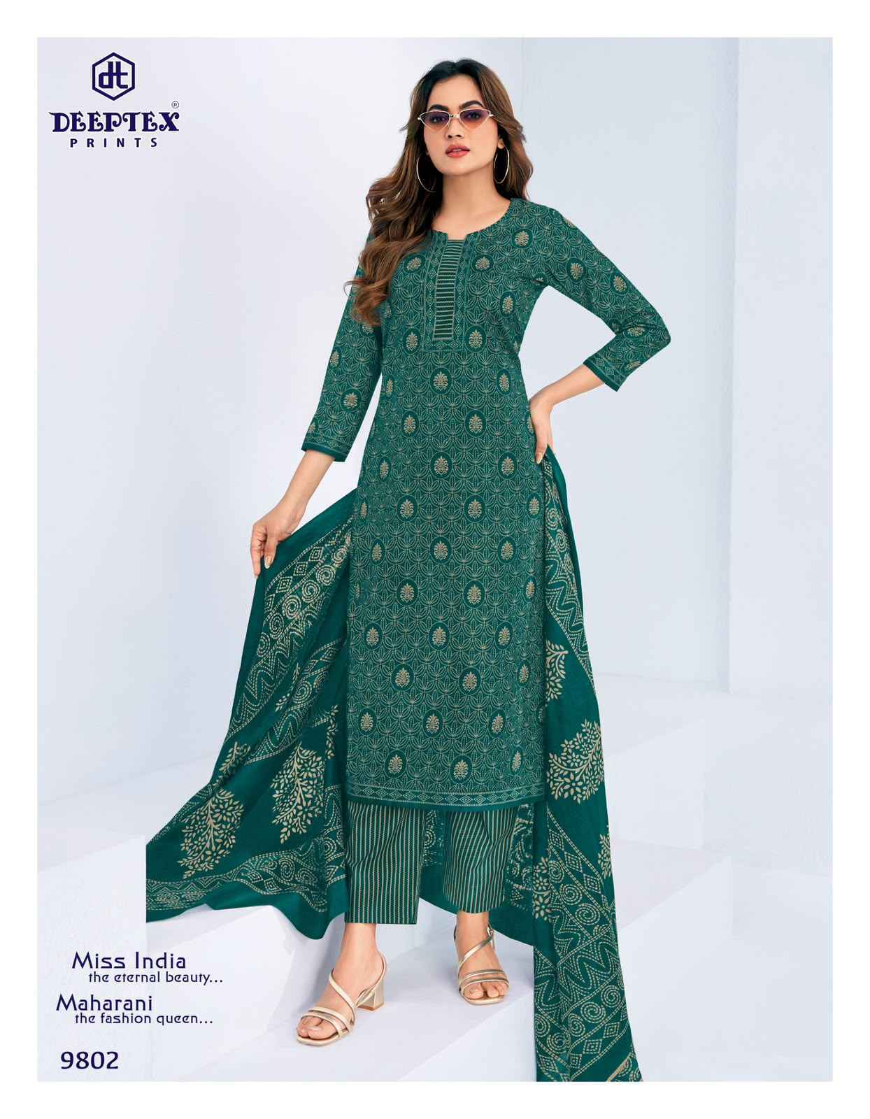 Deeptex Prints - Miss India Vol 98 Wholesale ( 16 Pcs Catalogue )