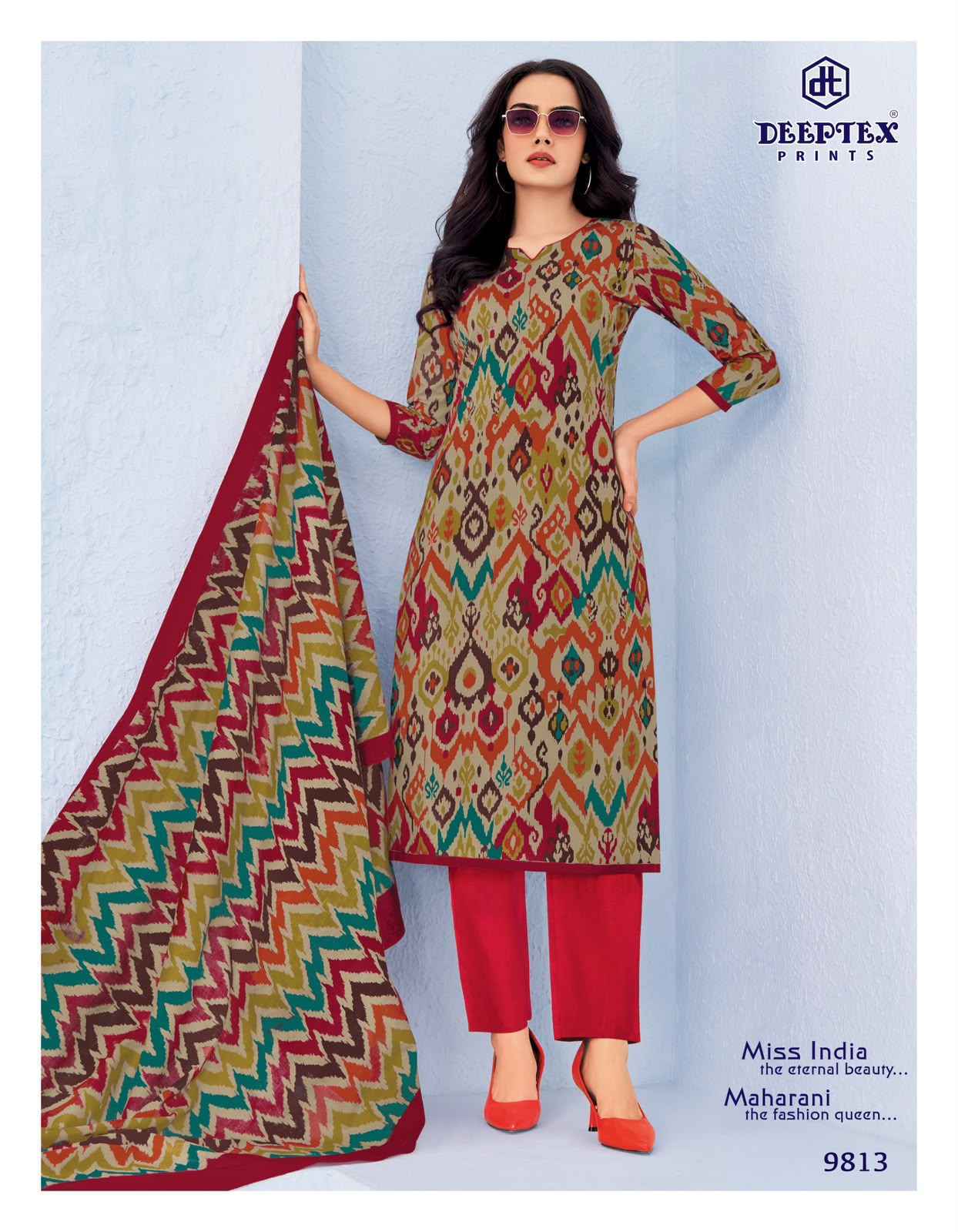 Deeptex Prints - Miss India Vol 98 Wholesale ( 16 Pcs Catalogue )