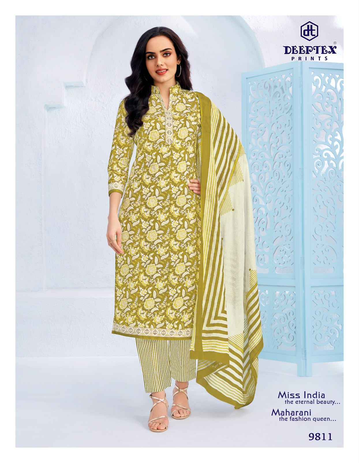 Deeptex Prints - Miss India Vol 98 Wholesale ( 16 Pcs Catalogue )