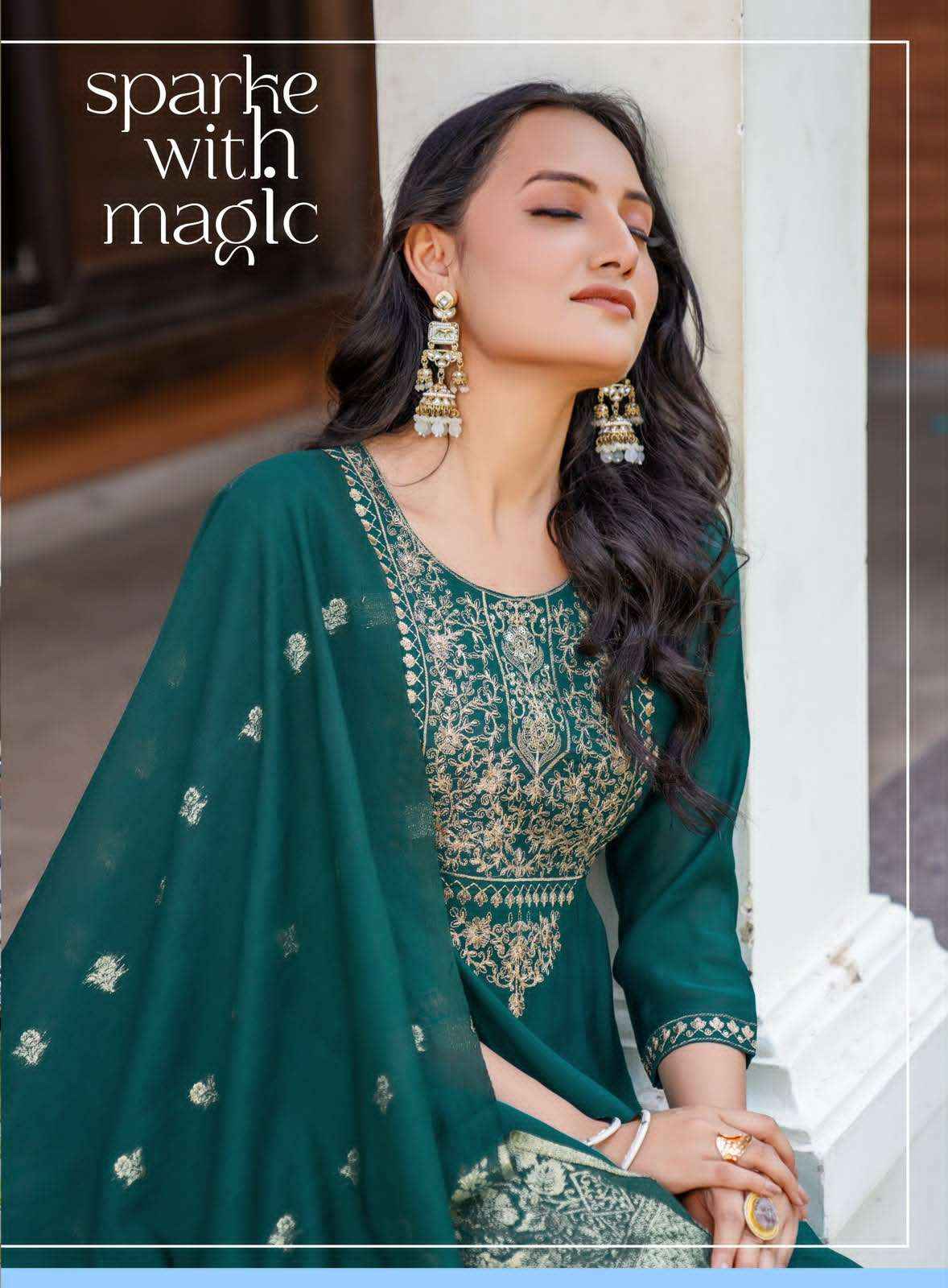 Erraha Noor Vol 1 Readymade Designer 3 Piece Set _ Wholesale Factory Surat ( 8 Pcs Catalog )
